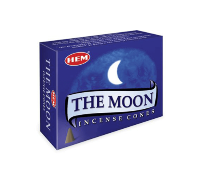 Hem The Moon, Incense Cone, 24 grams in one Pack, 12 Pack Box