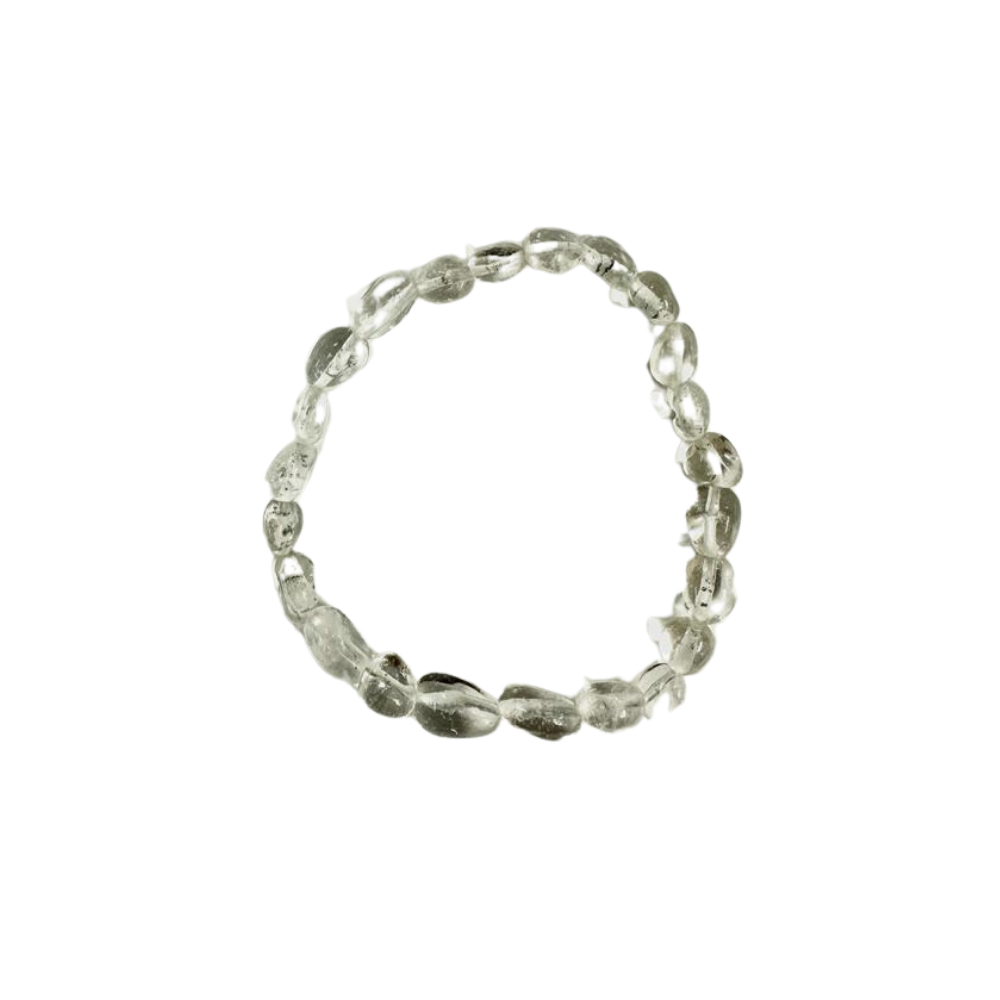 Natural Clear Quartz Bracelet, No Metal, 5 Pieces in a Pack #249