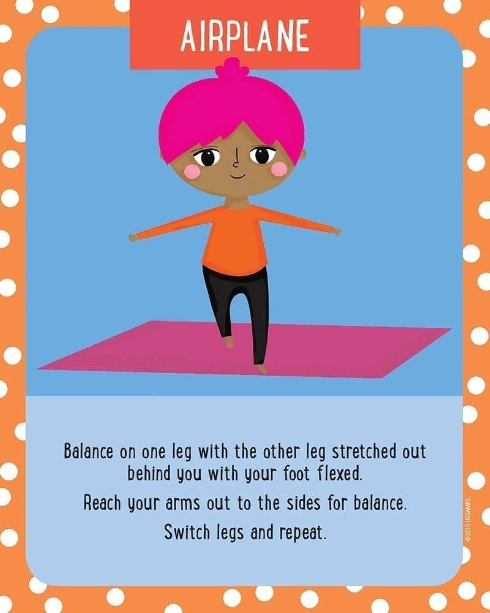 Kids Yoga Adventure Cards, Deck