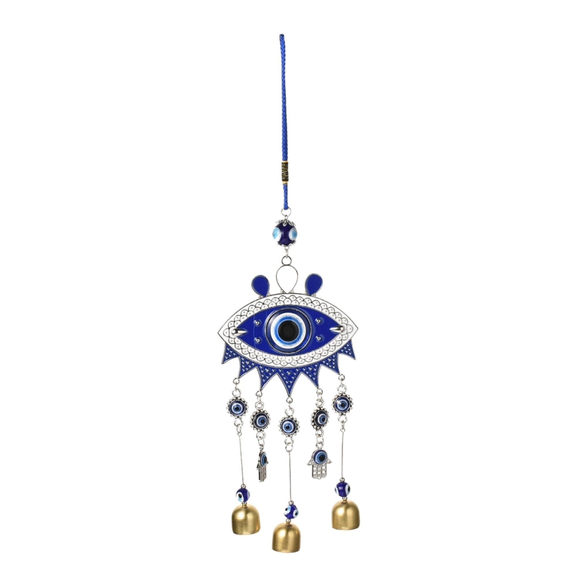 Authentic Evil Eye Car&Wall Decor with Hamsa Hand Figure, 13" Inch, #008