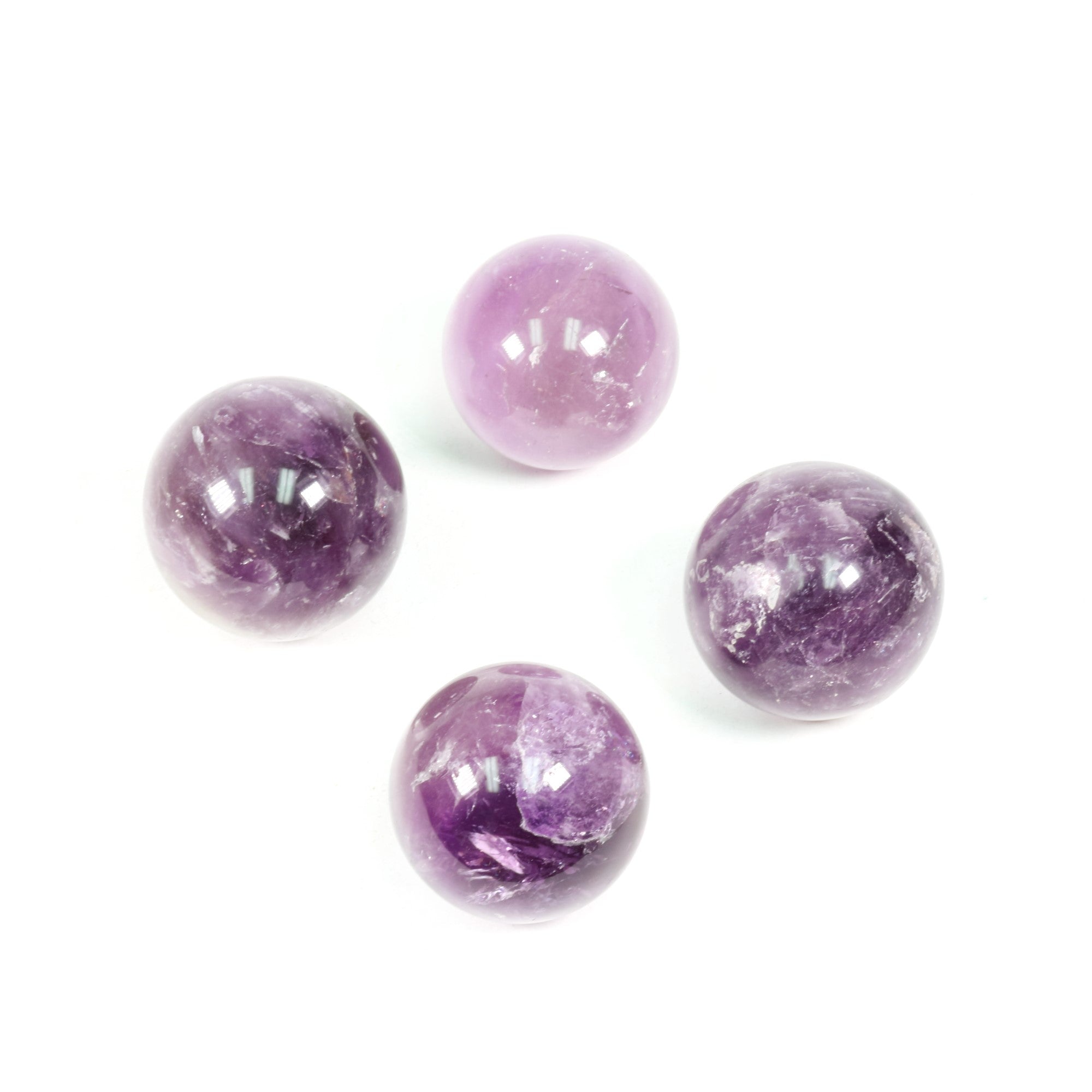 Amethyst Sphere Shaped, ~2.5" Inch, 200-300 gr, 1 Piece  #012