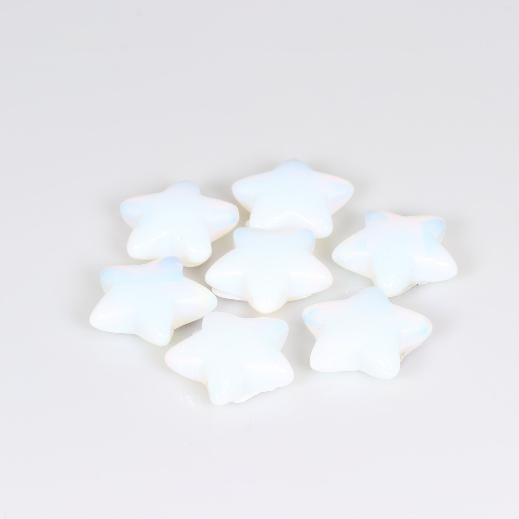 Opalite Stars, 30mm, 10 Pieces in a Pack, #002