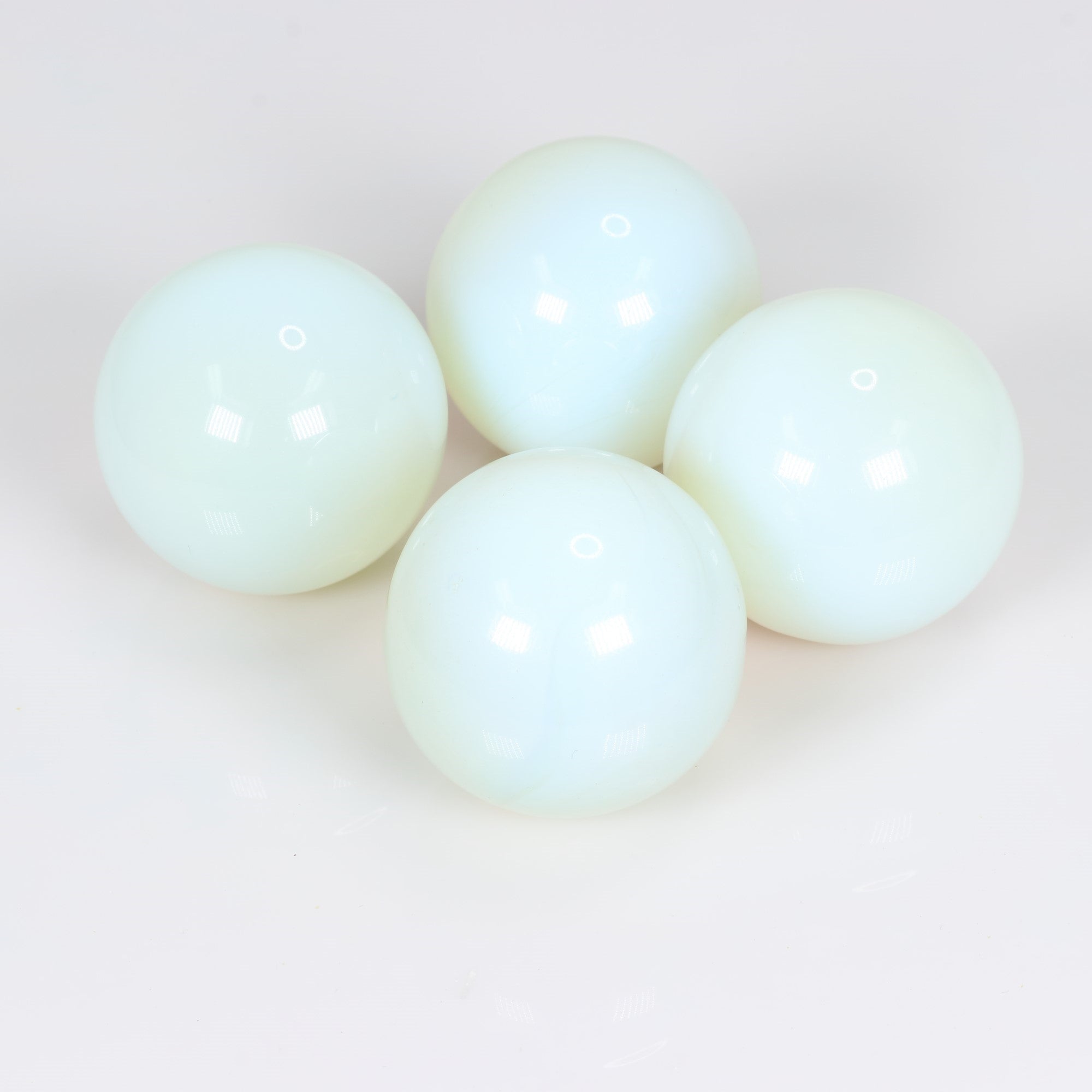 Opalite Spheres, 40mm, 10 Pieces in a Pack, #003