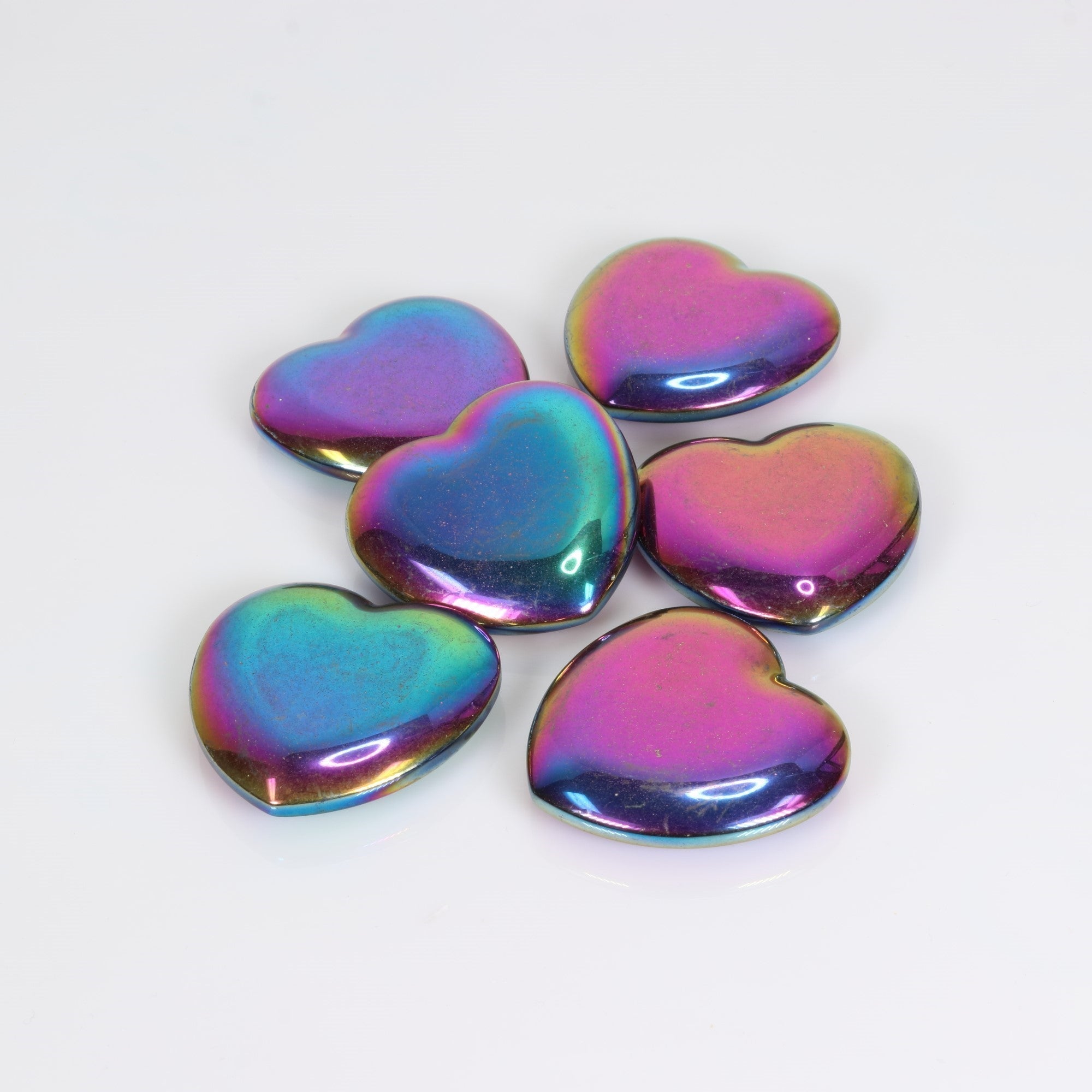 Titanium Quartz Hearts, 45mm, 10 Pieces in a Pack, #004