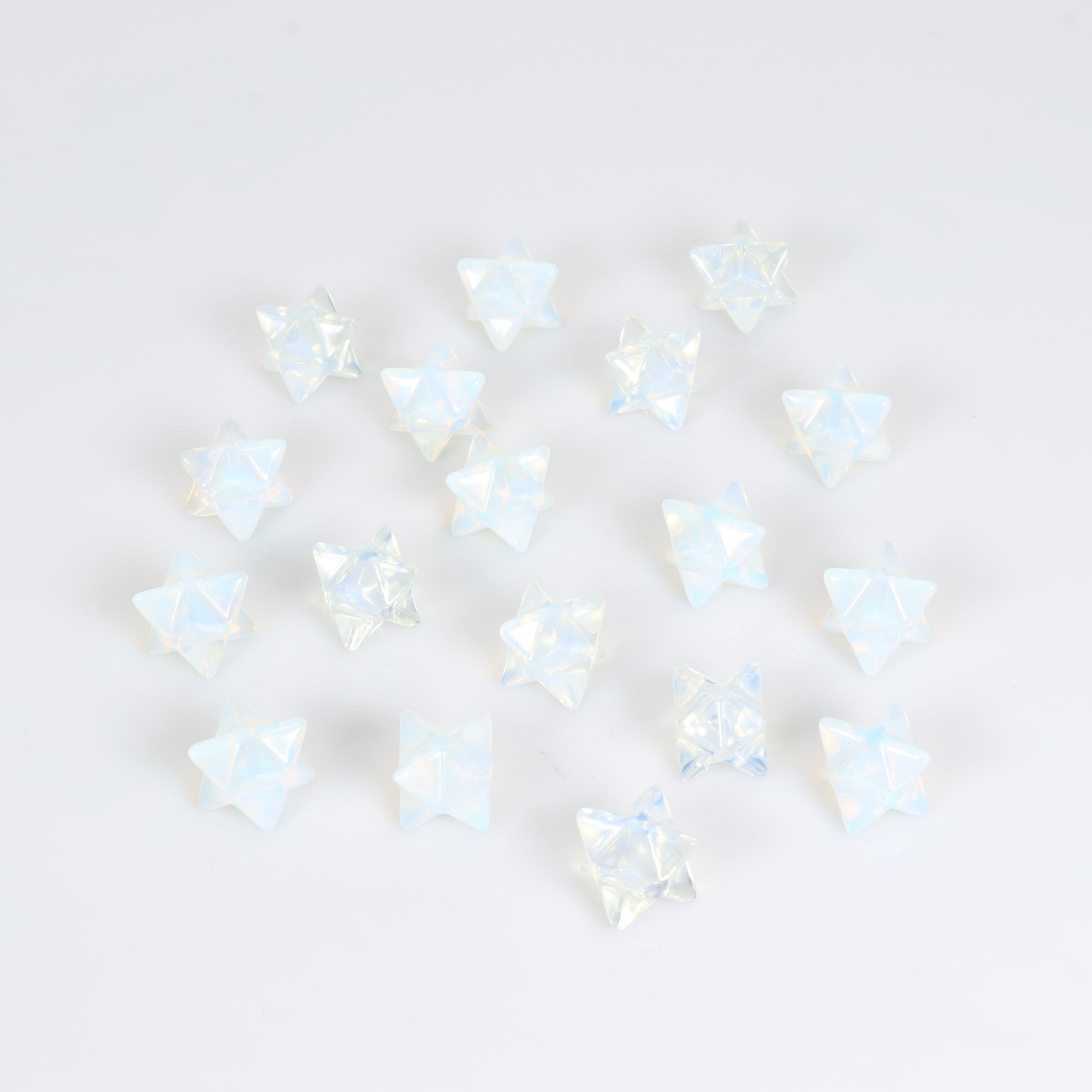 Opalite Merkaba Stars, 20mm, 10 Pieces in a Pack, #007