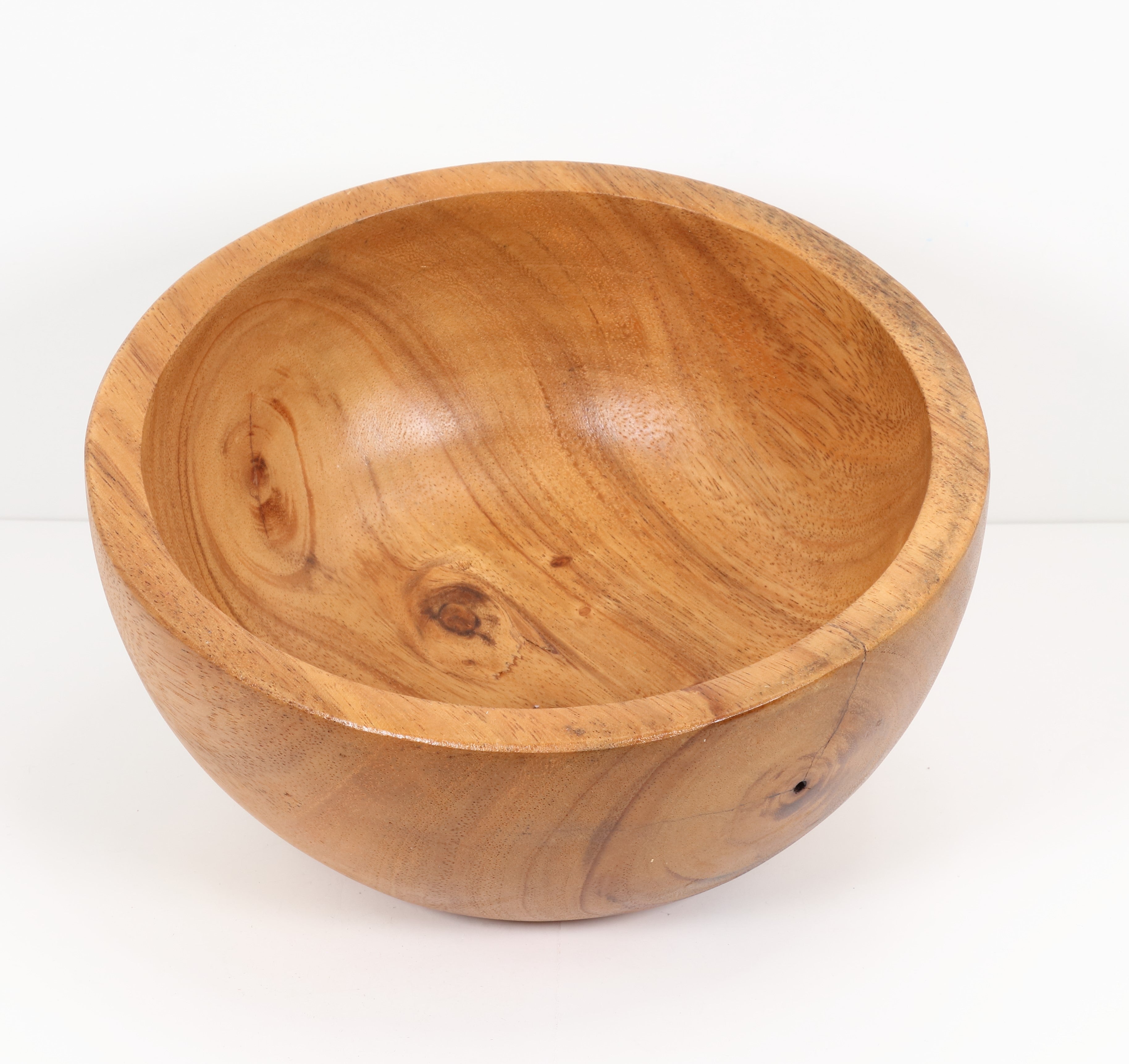 Acacia Wood Bowl,  8" Inch, Medium Size