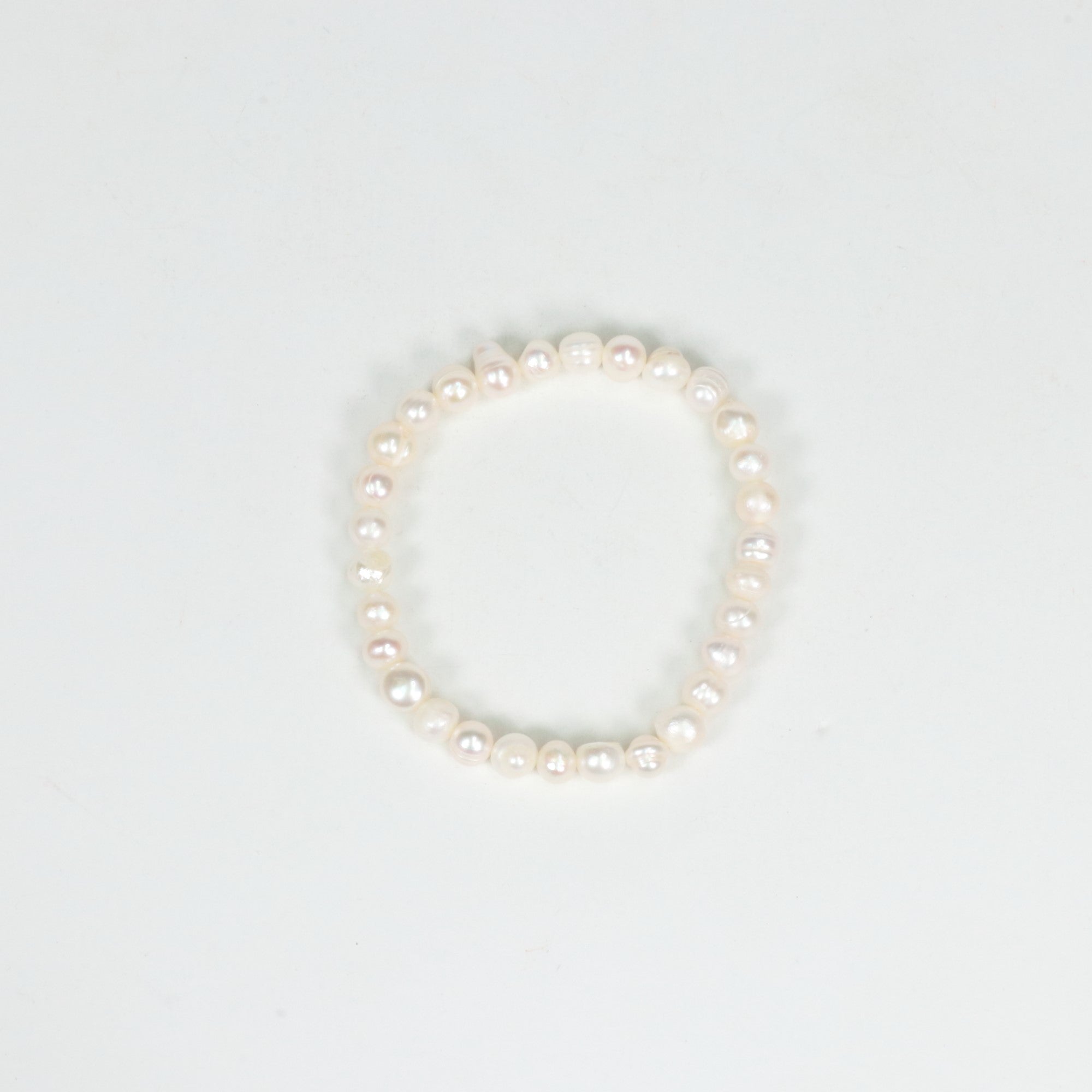 Pearl, Metal Free Bracelet, 8mm, 5 Pieces in a Pack