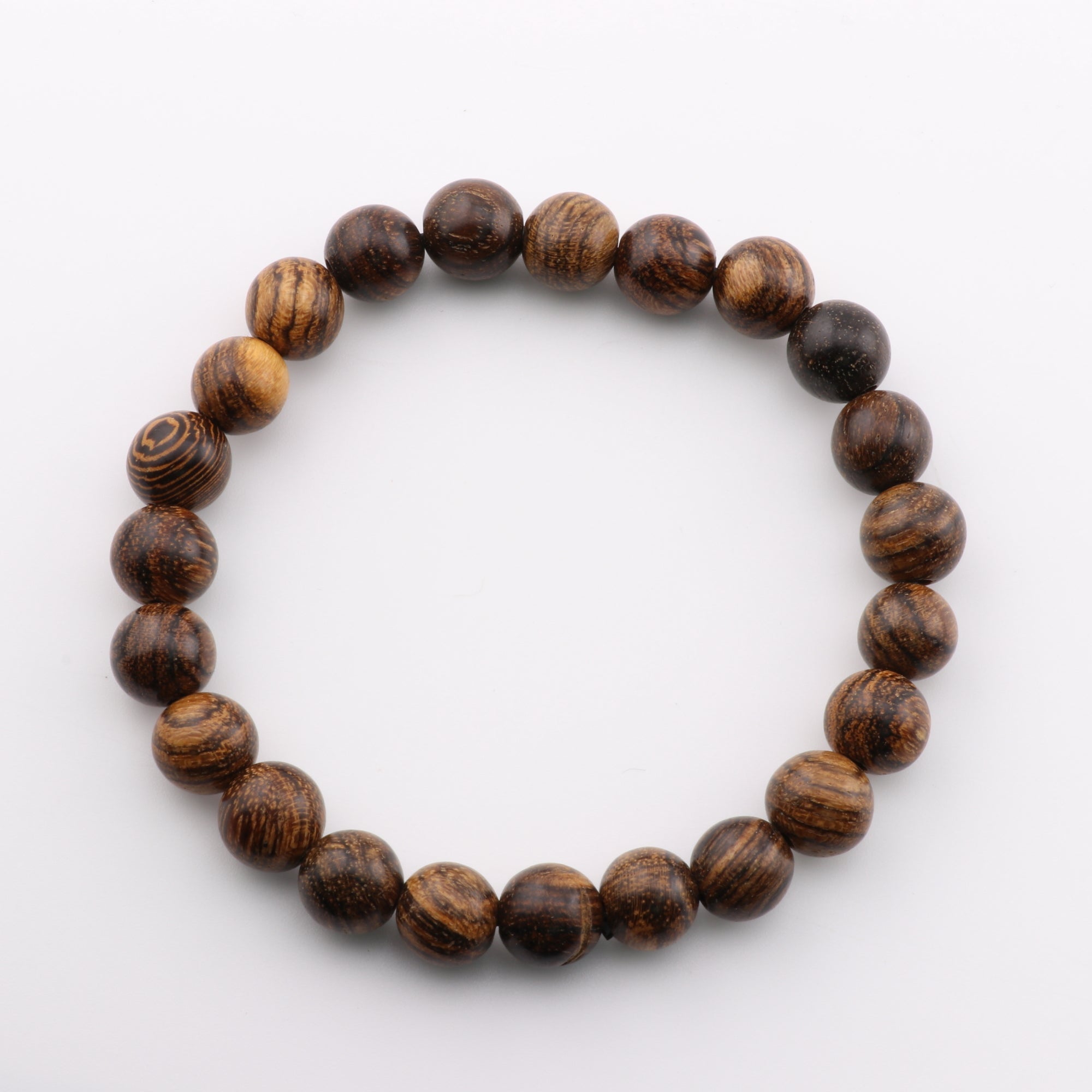 Natural Sandalwood Bracelet, No Metal, 8mm, 5 Pieces in a Pack, #227