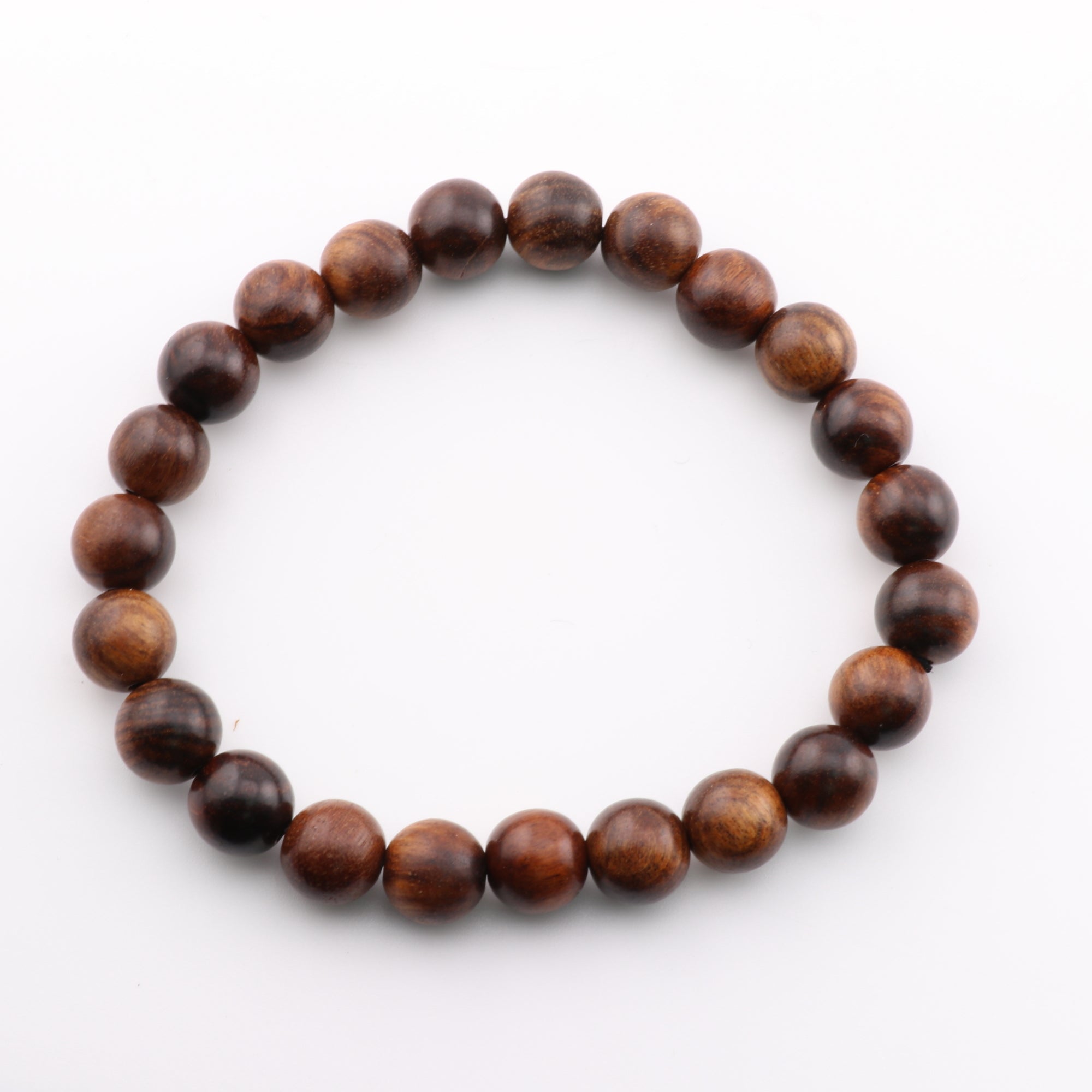 Natural Wood Bracelet, No Metal, 8mm, 5 Pieces in a Pack, #228