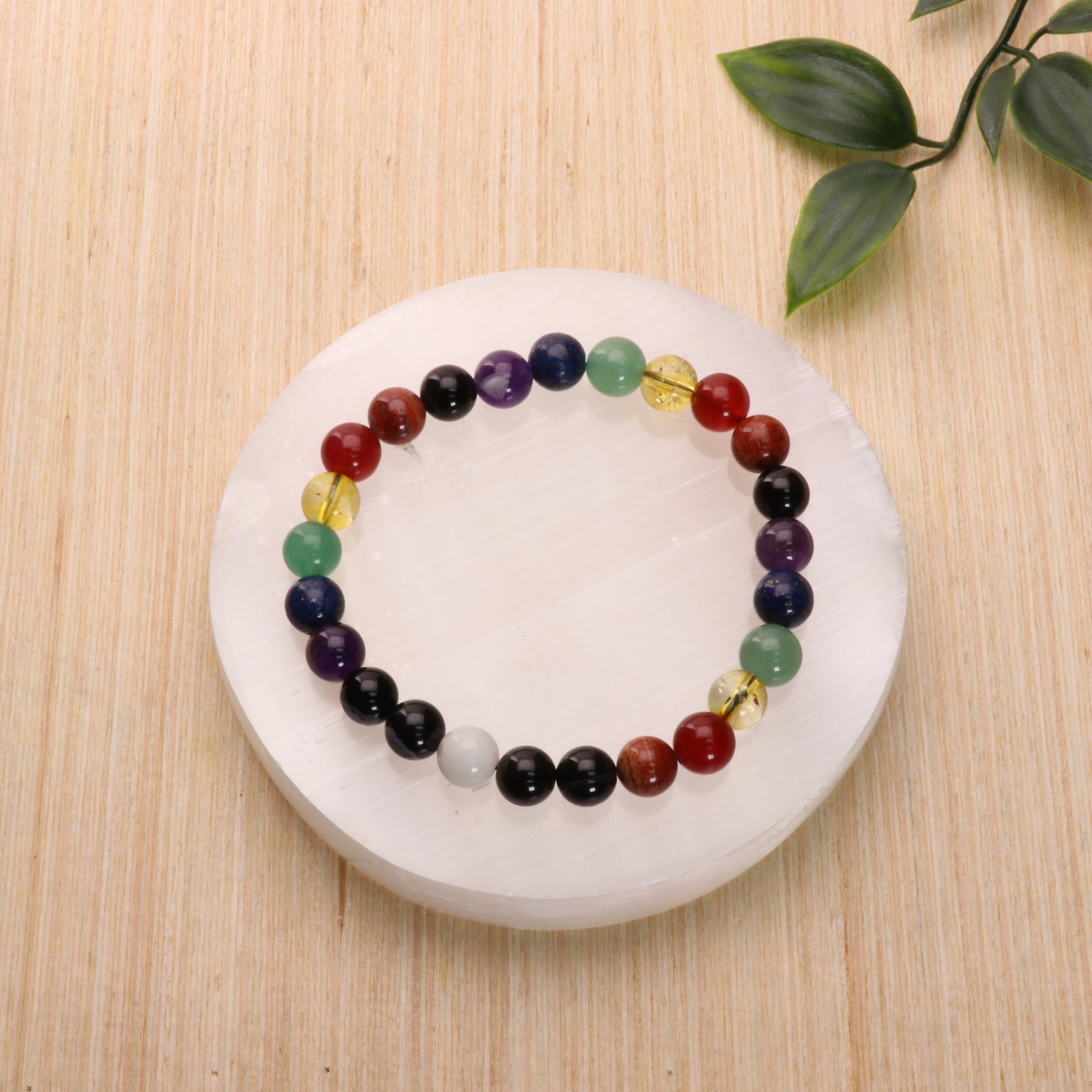 Gay - LGBTQ Natural Gemstone Bracelets, 5 Pieces in a Pack