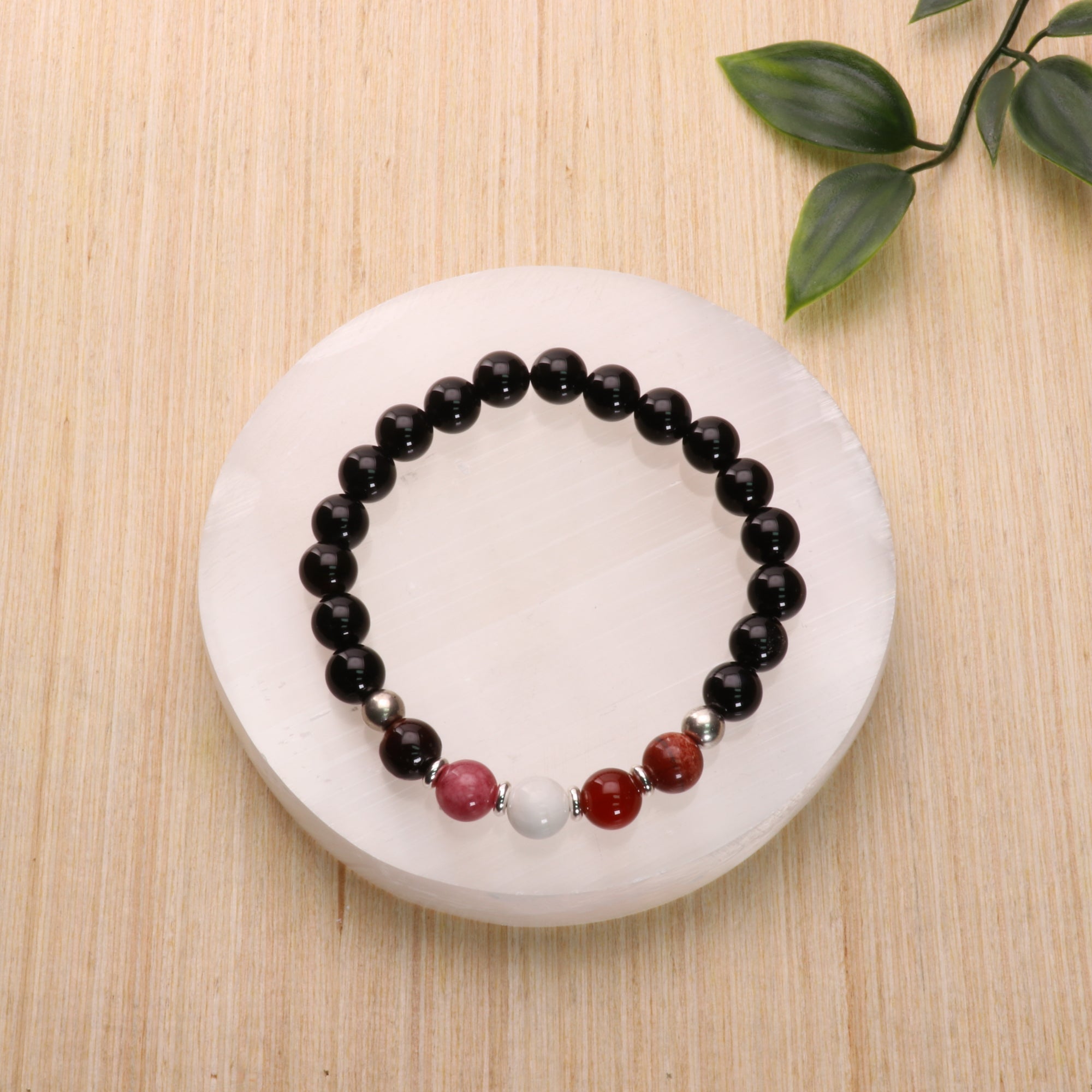 Lesbian - LGBTQ Natural Gemstone Bracelets, 5 Pieces in a Pack