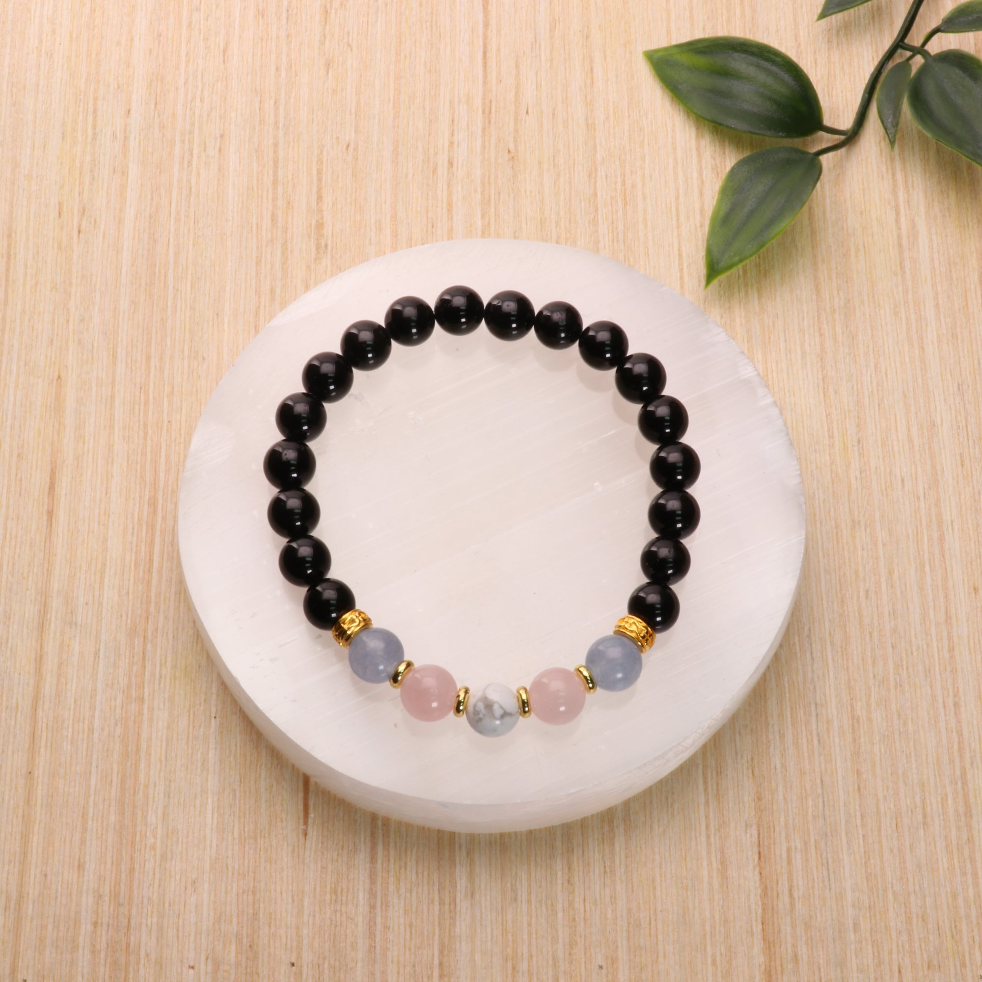 Transgender - LGBTQ Natural Gemstone Bracelets, 5 Pieces in a Pack