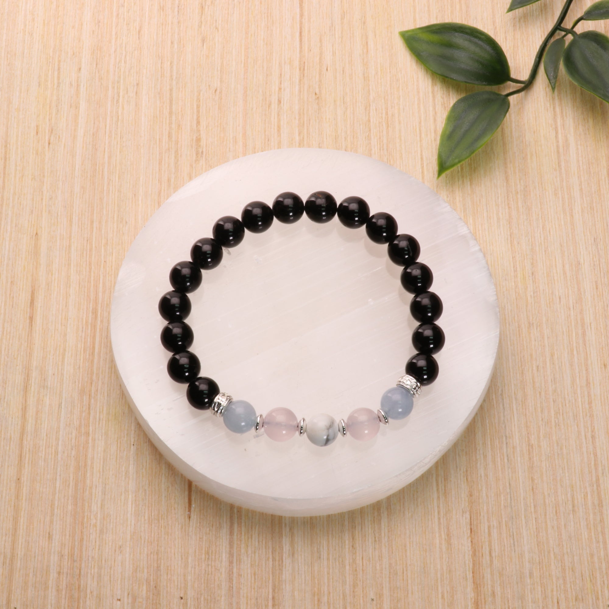 Transgender - LGBTQ Natural Gemstone Bracelets, 5 Pieces in a Pack