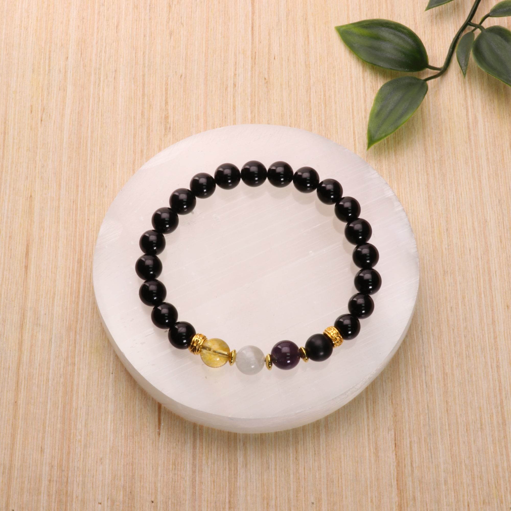 Non-Binary - LGBTQ Natural Gemstone Bracelets, 5 Pieces in a Pack