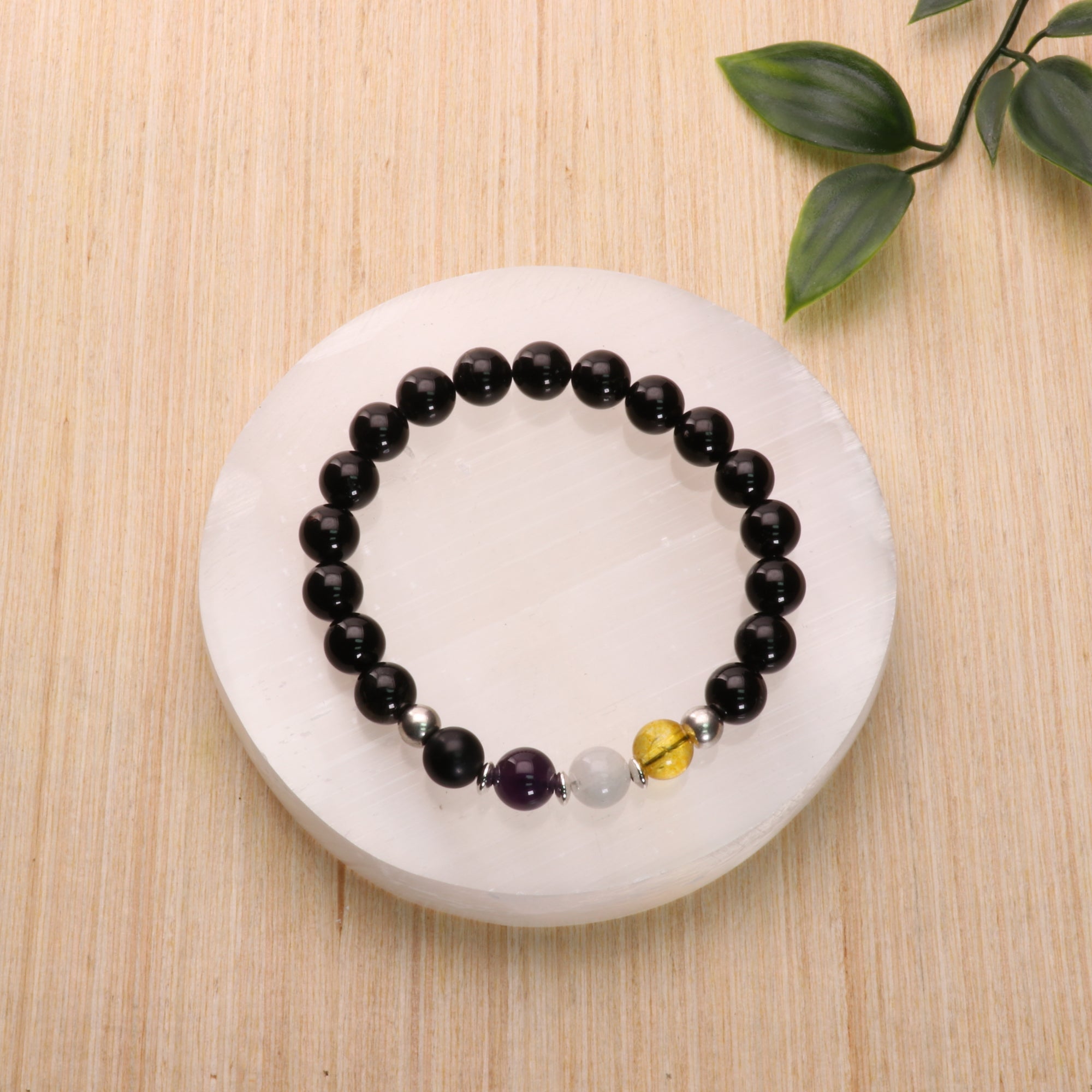 Non-Binary - LGBTQ Natural Gemstone Bracelets, 5 Pieces in a Pack