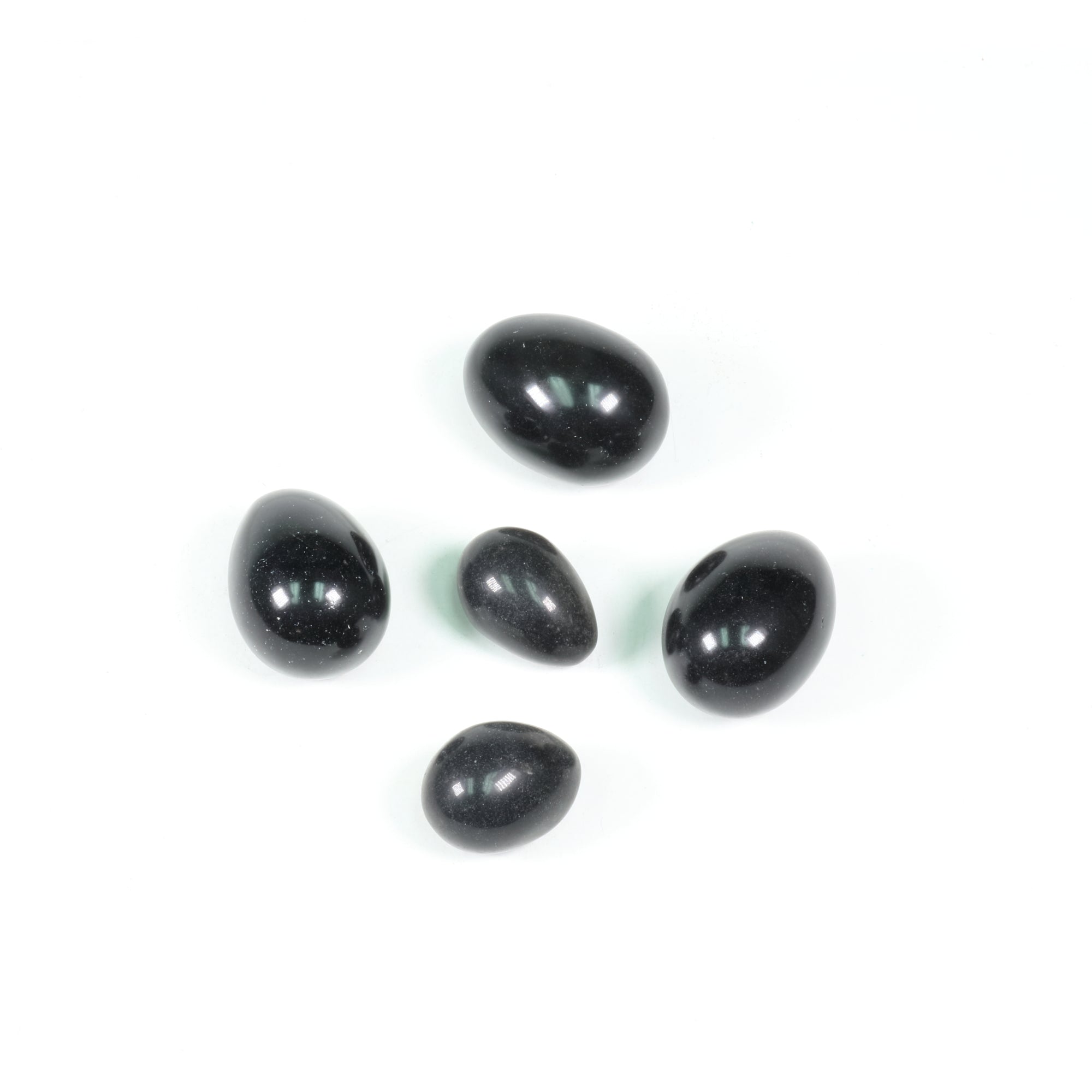 Black Tourmaline Egg Shaped, ~1 Inch, ~20 gr, 1 Piece, #008