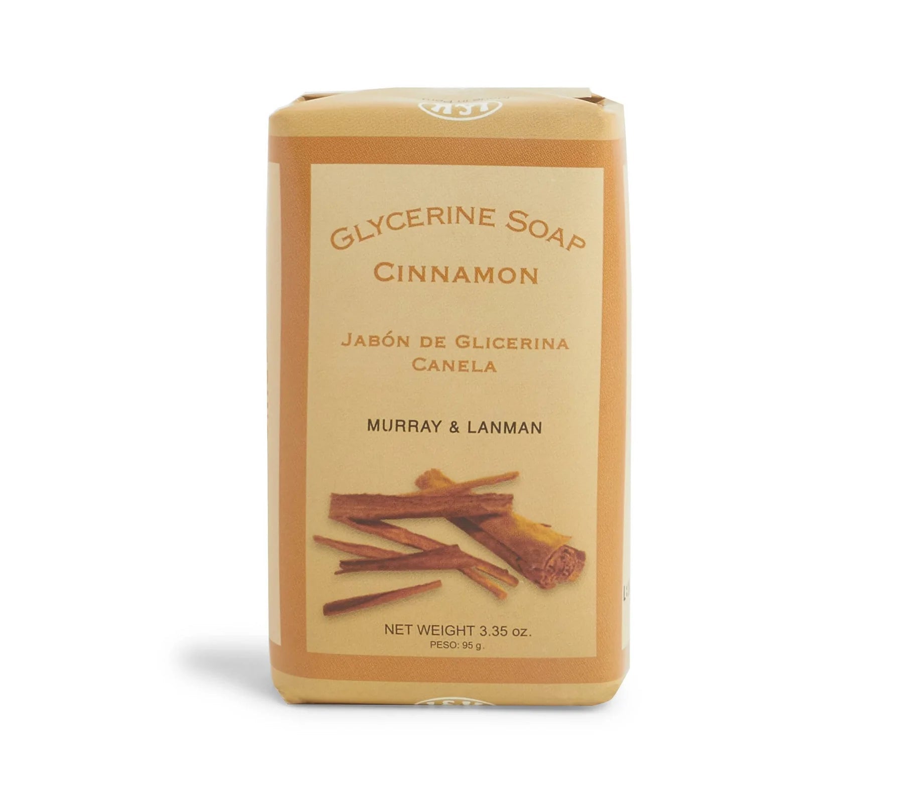 Cinnamon Soap 3.3 Oz/ 1 Box of 12 Pieces