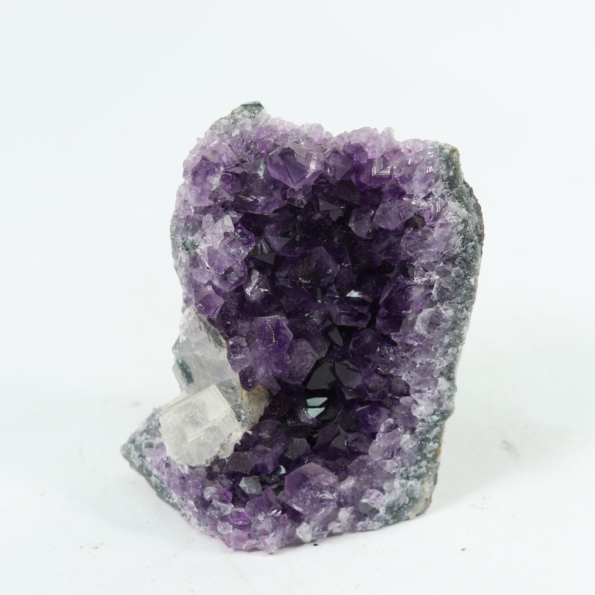 Natural Amethyst Cluster Cut Base, 1 Piece, 250-500 Gr, #002