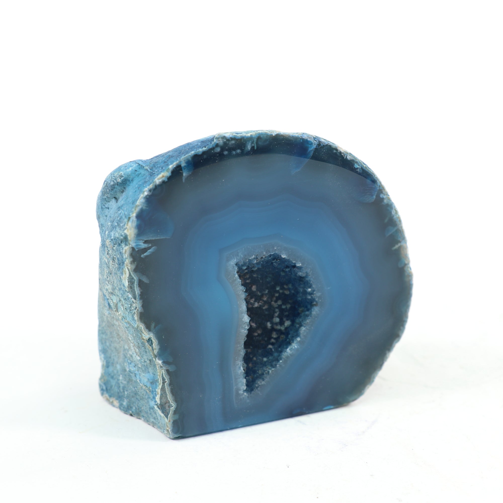 Agate end  with Cut Base, 100-200gr, 1 Piece #002