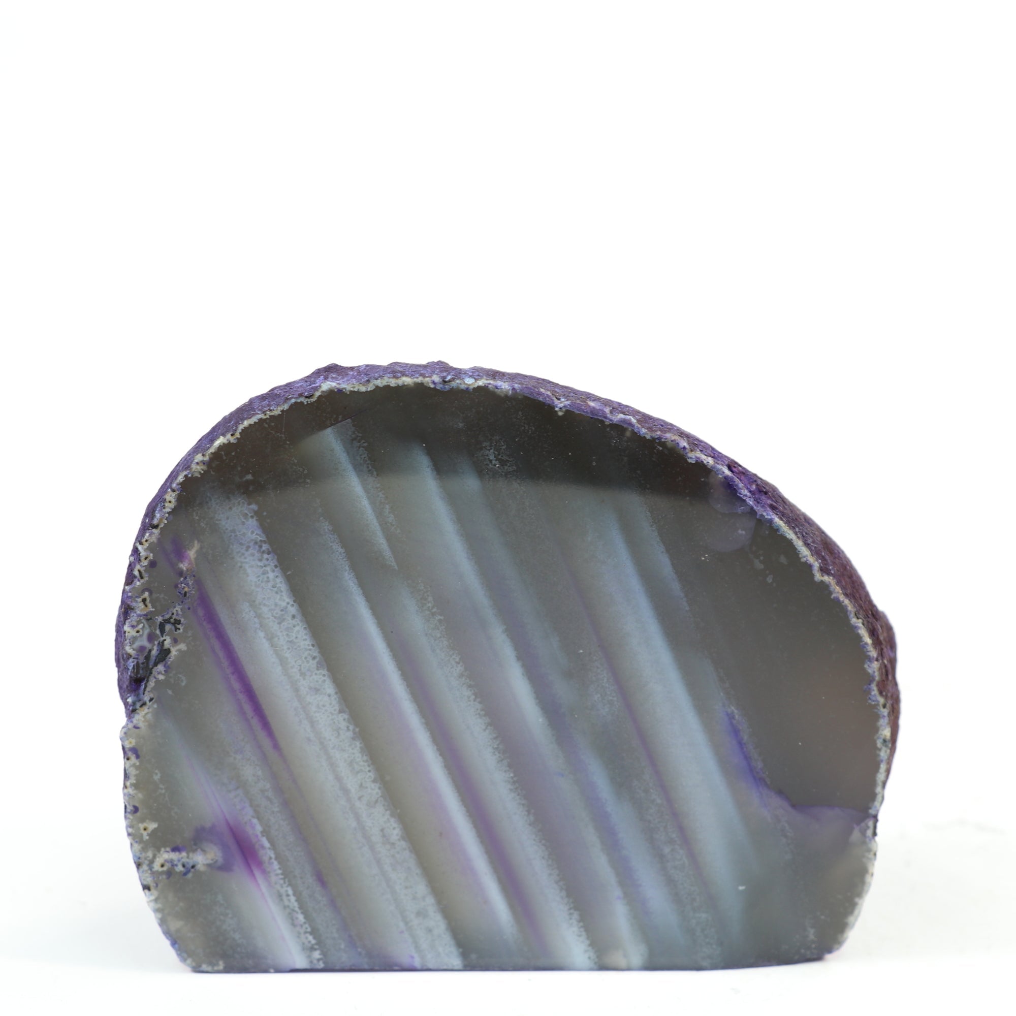 Agate end  with Cut Base, 400-500gr, 1 Piece #005