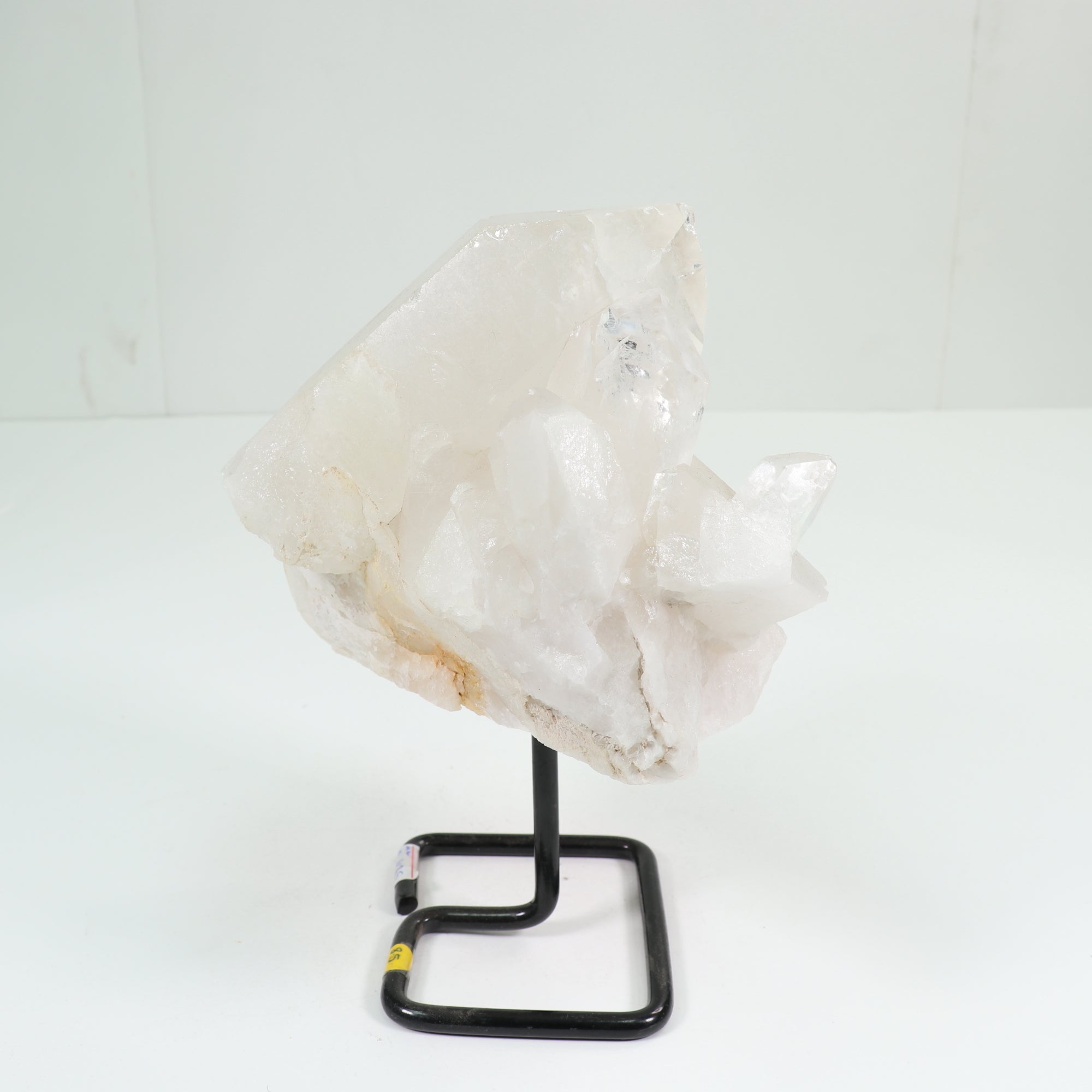 Natural Clear Quartz Cluster on Metal Stand, 2000-2500 Gr, #012