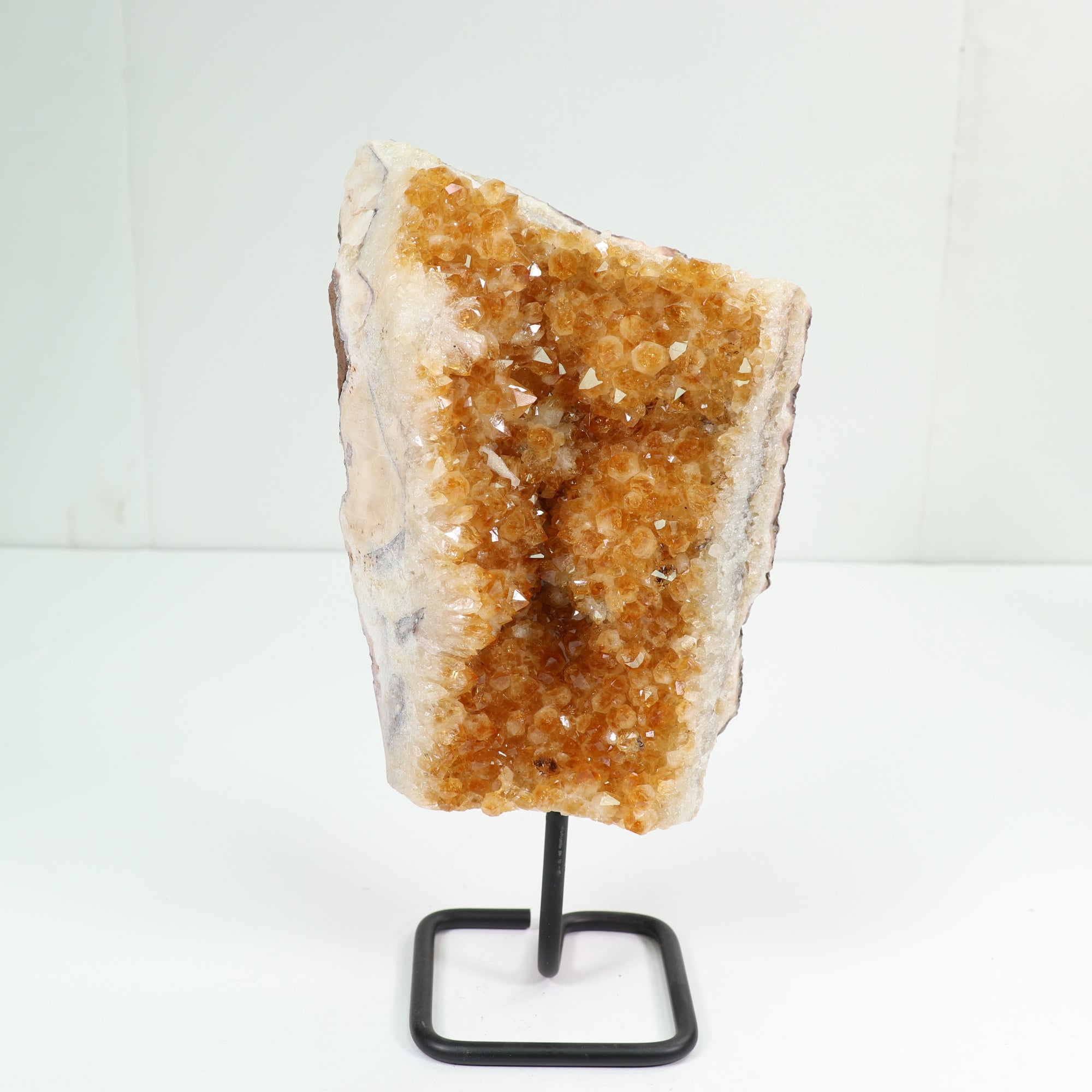 Natural Citrine Cluster on Metal Stand, 1 Piece, 3500-4000 Gr, #026