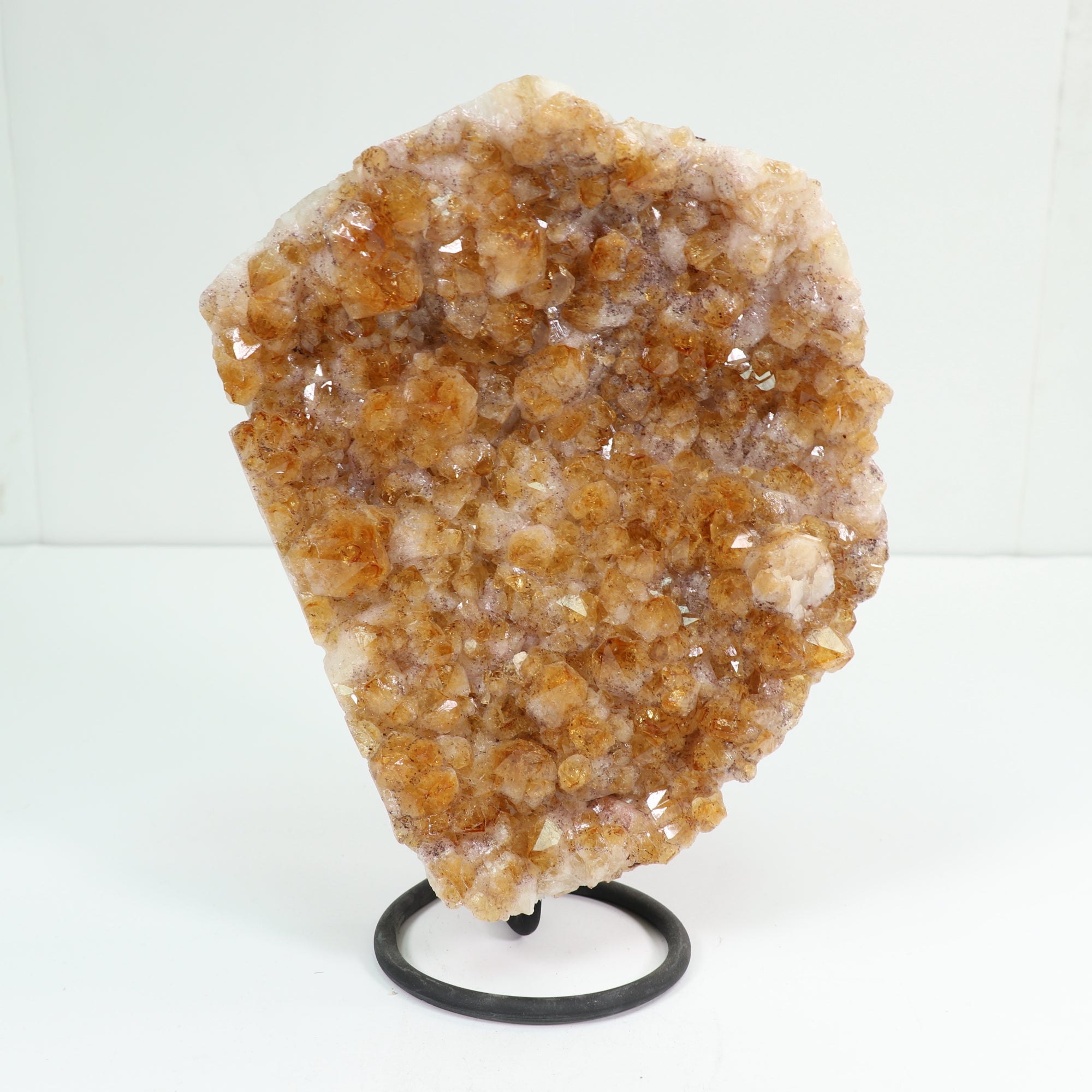 Natural Citrine Cluster on Metal Stand, 1 Piece, 4500-5000 Gr, #028