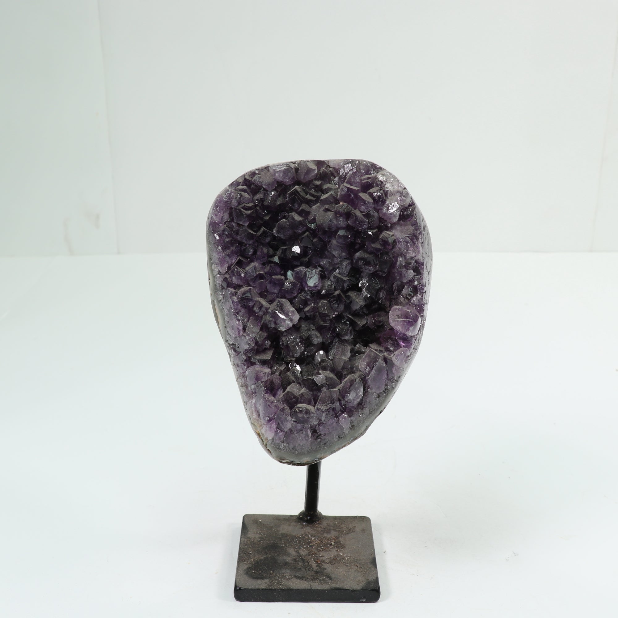 Natural Amethyst Polished on Metal Stand, 2000-2500 Gr, #021