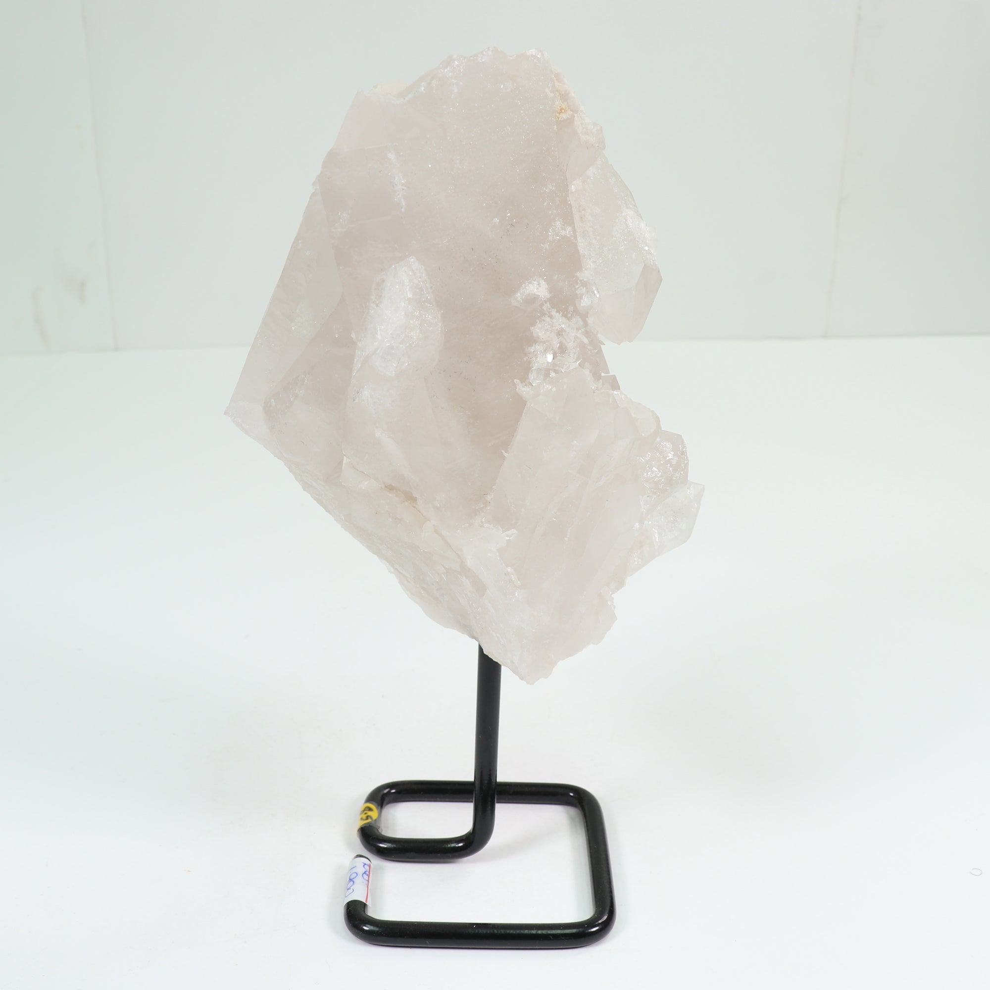 Natural Clear Quartz  Polished on Metal Stand, 2000-2500 Gr, #018