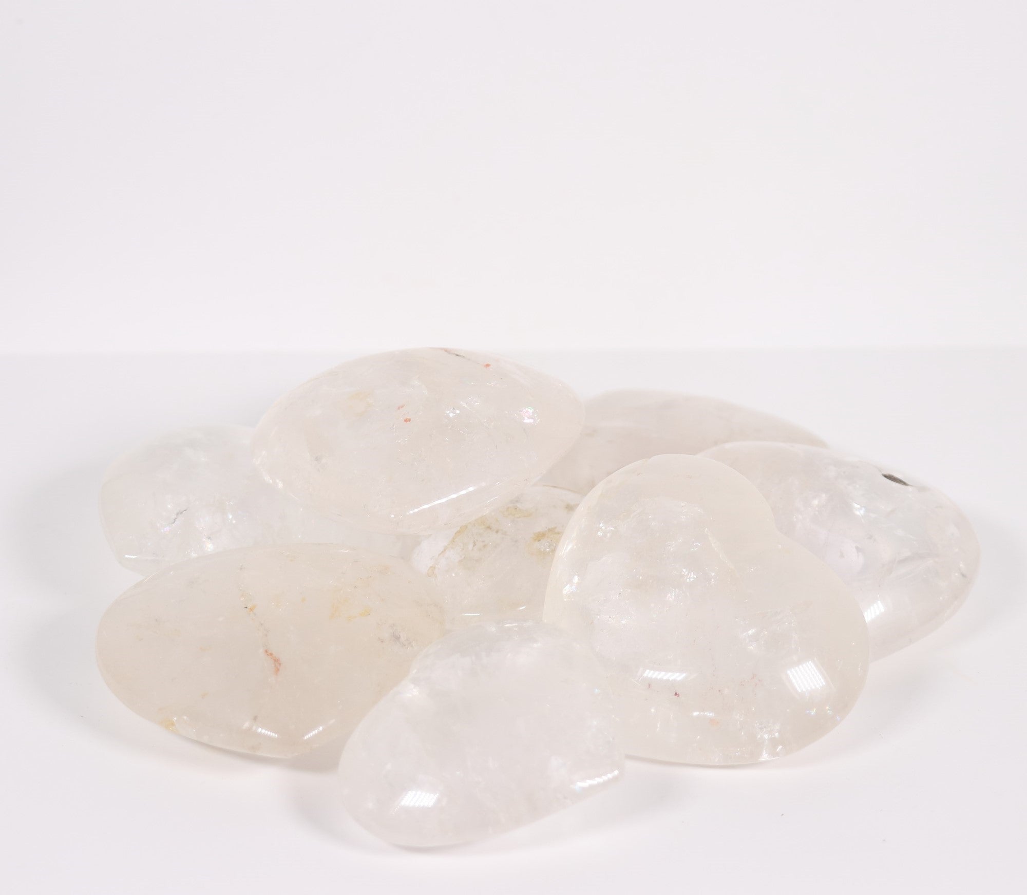 Clear Quartz Heart Shaped, ~3" Inch, 200-300 gr, 1 Piece #010