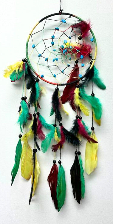 Dream Catcher, with Gemstone, 5 Pieces in a Pack #SM3