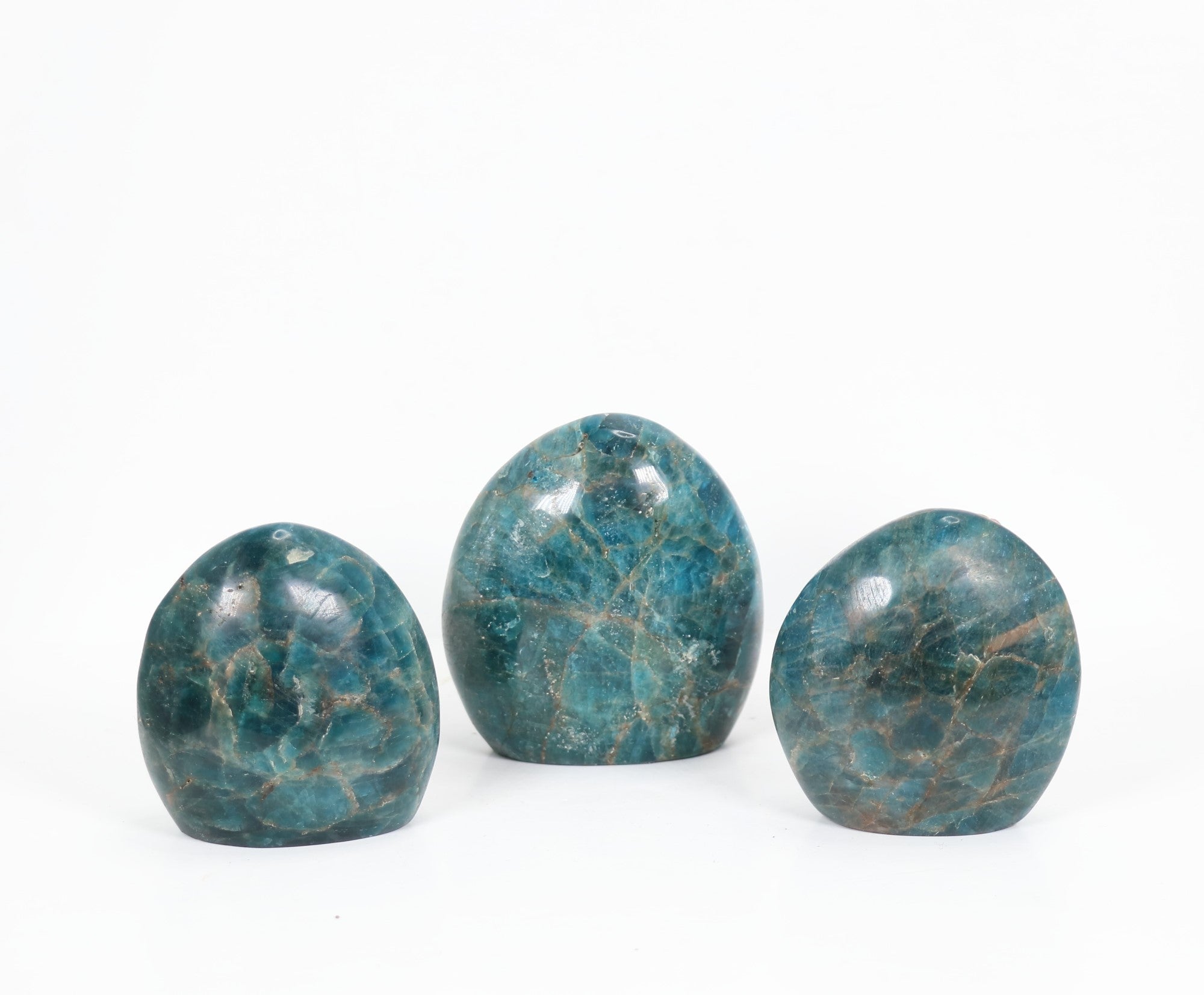 Blue Apatite Freeform, 3" Inch, 1 Piece, 300-500gr Each, #004