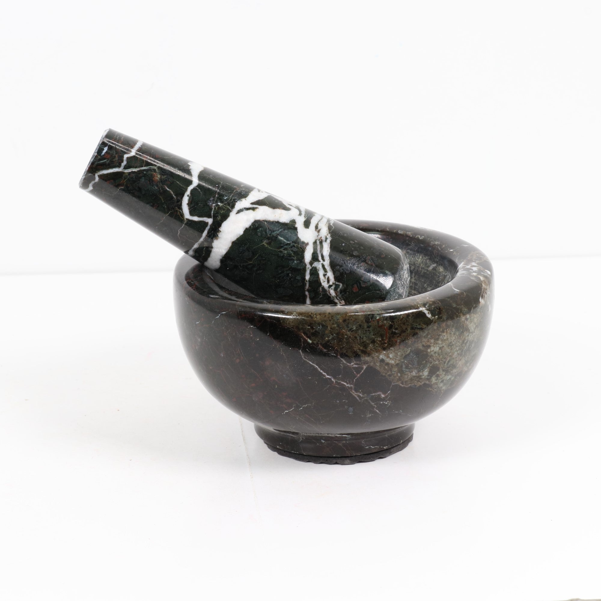 Black Onyx Mortar&Pestle, Medium Size, 4" Inch