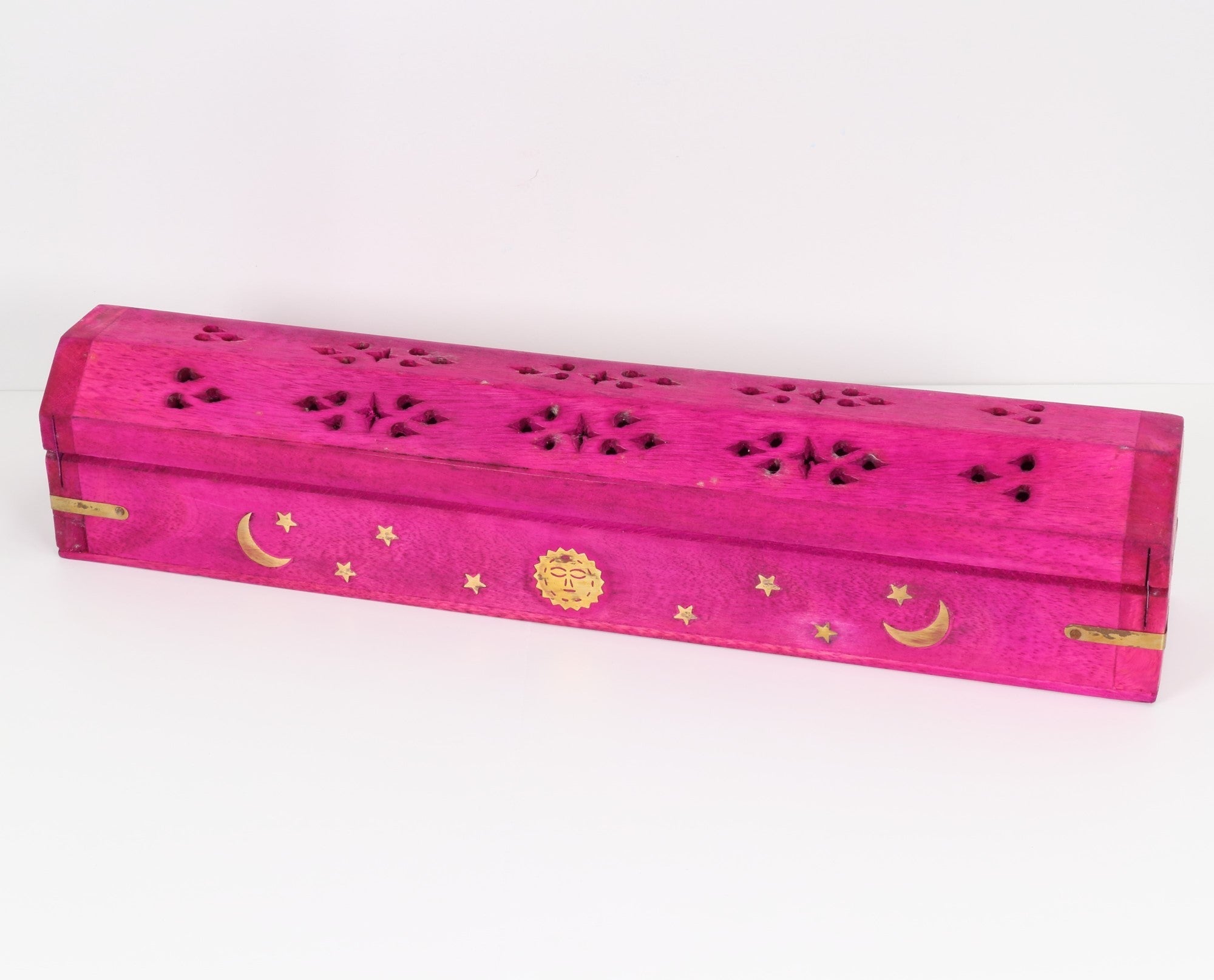 Pink Color, Box Incense Burner, 12”, 2 Pieces in a Pack