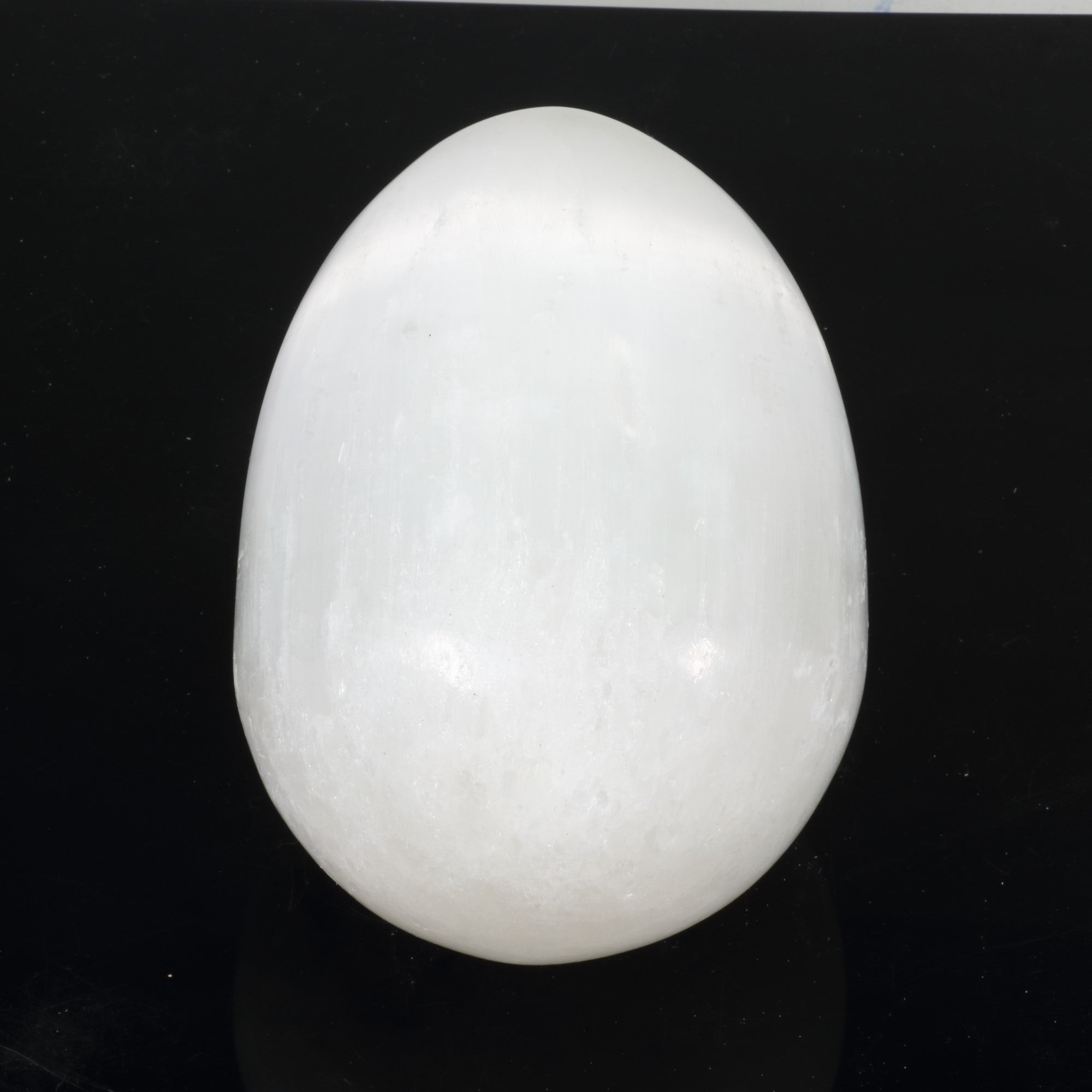 Selenite Plain Egg, 6"-6,5" Inch, #002