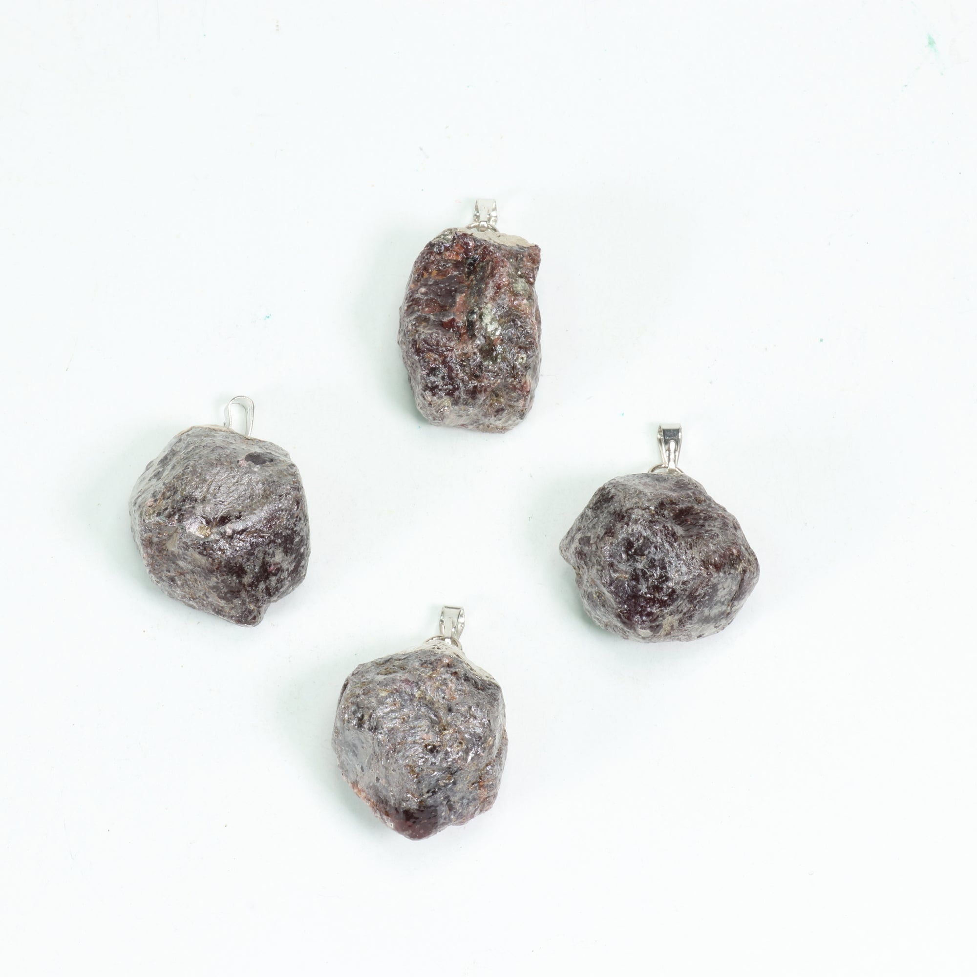 Garnet, Medium Size, Mixed Shape Pendants, 5 Pieces in a Pack, #079