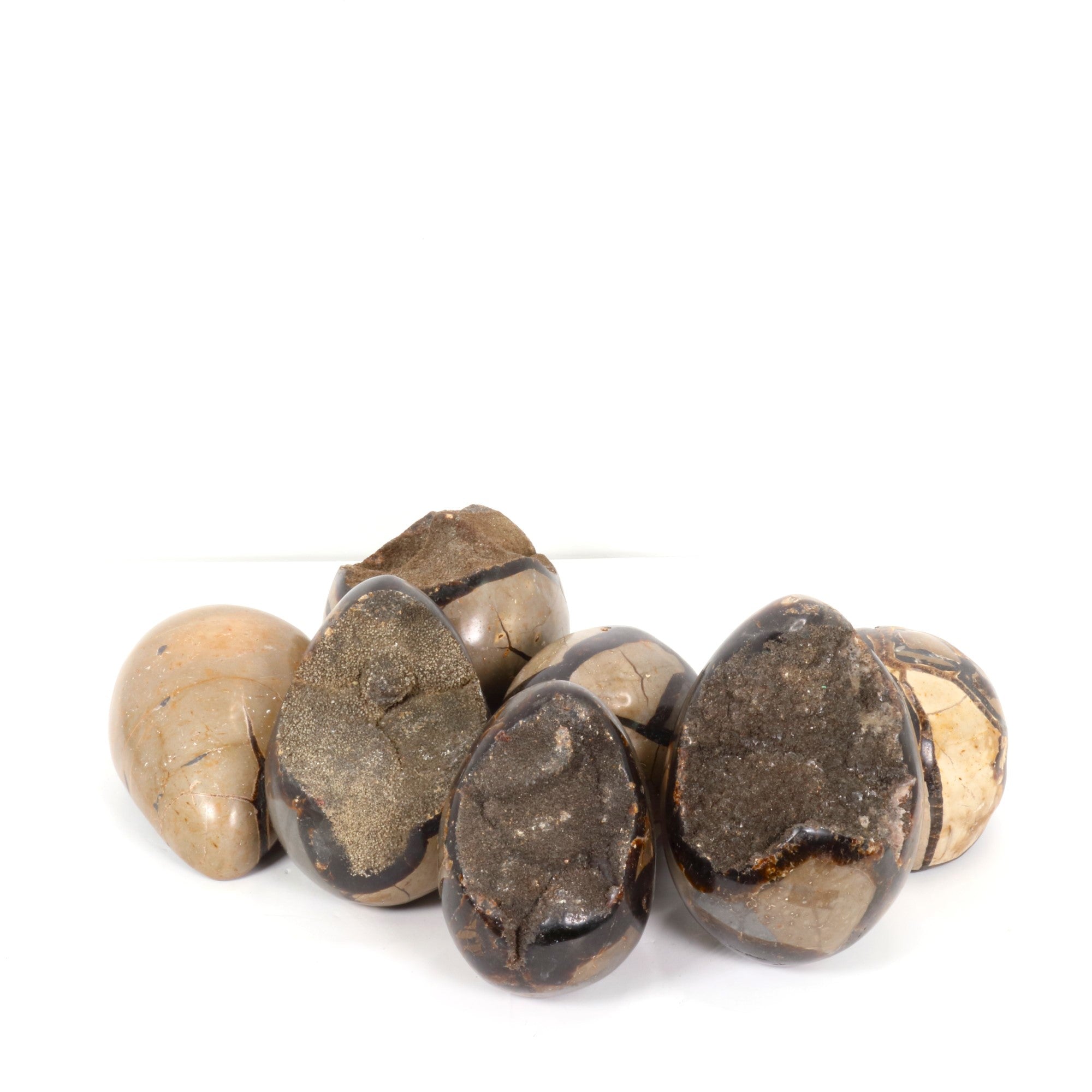 Septarian Dragon Egg, 3" x 2" Inch, Small Size, 1 Piece #001