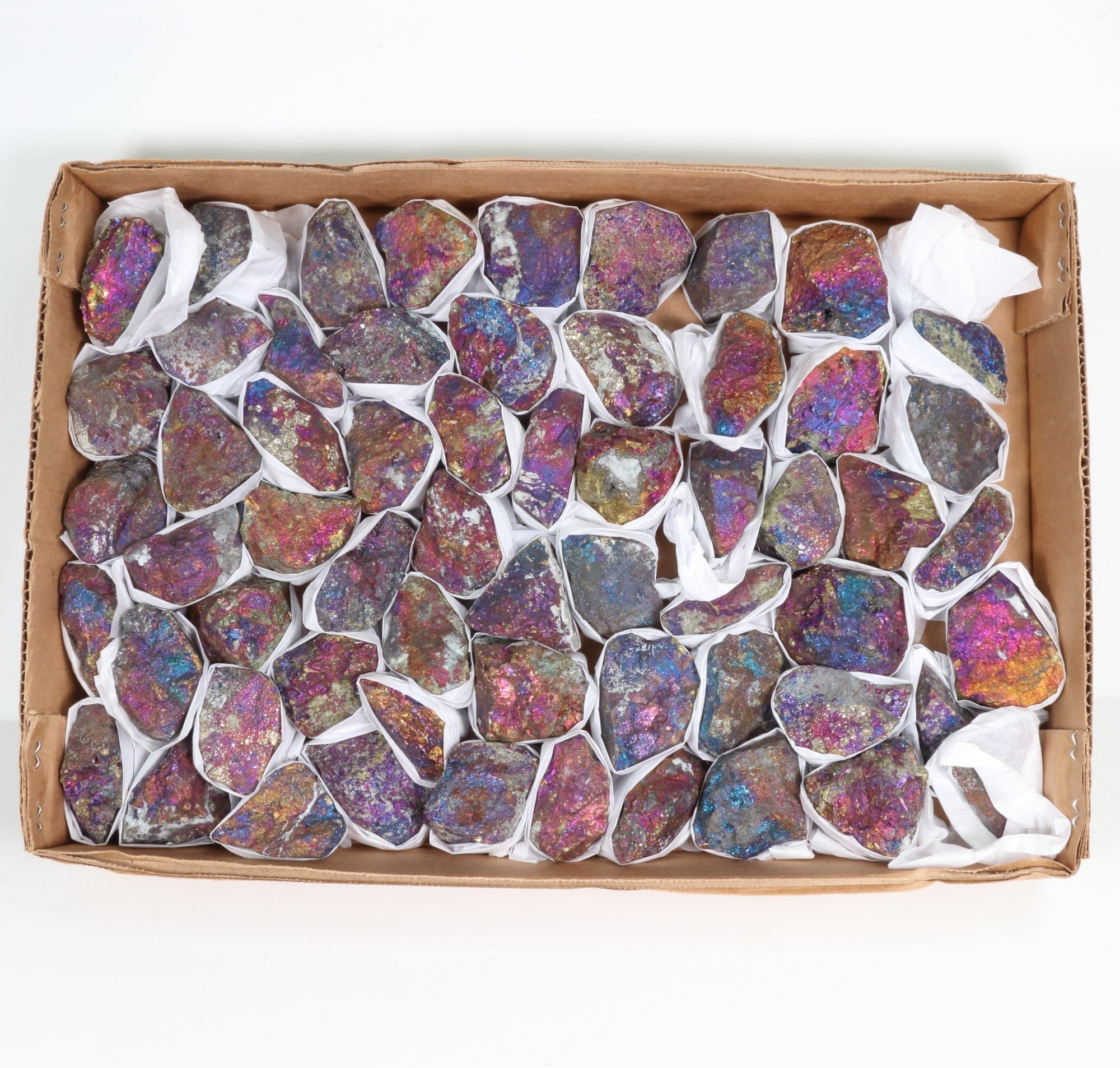 Rough Chalcopyrite, Standard Quality, 20 pieces, 100-250 gr