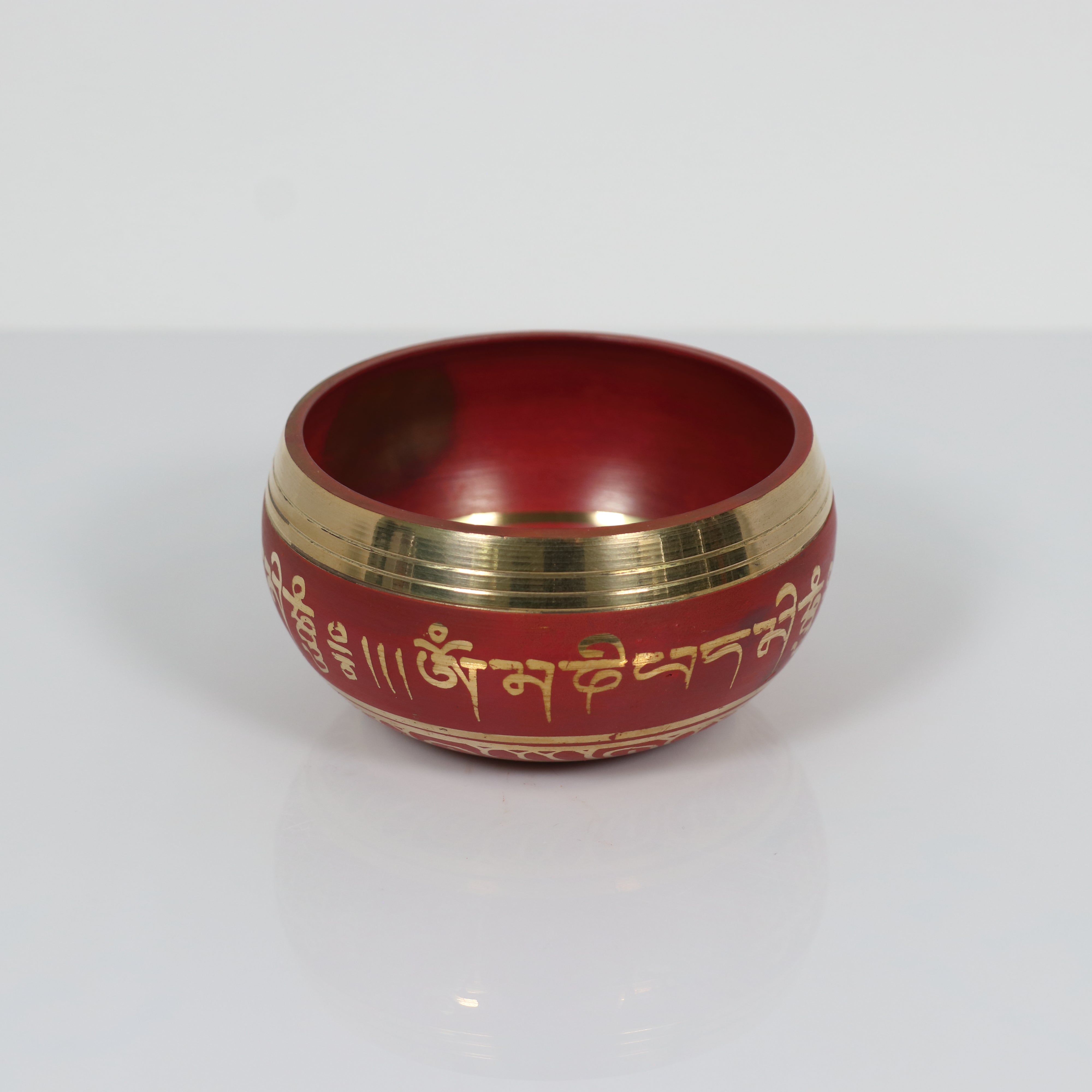 Atma Buti Metal Singing Bowl Red, 3" Inch, 20 Grams, 230 Grams