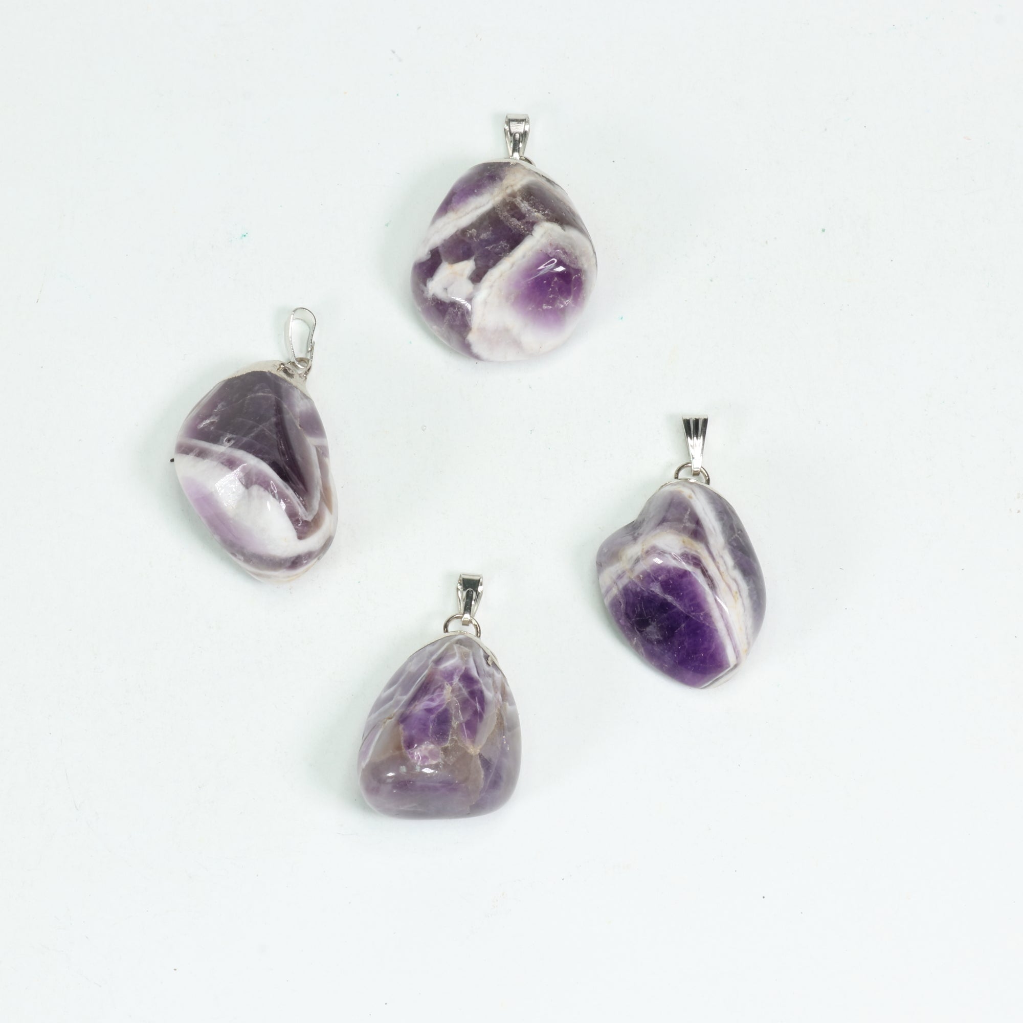 Dream Amethyst Mixed Shape Pendants, 5 Pieces in a Pack, #072