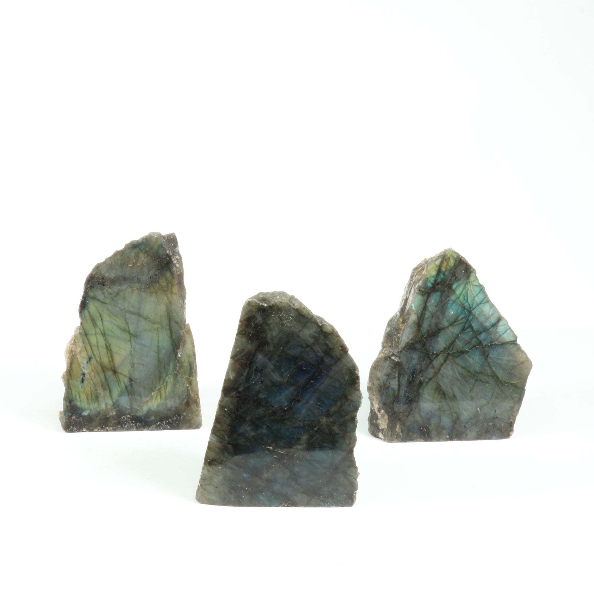 Labradorite Freeform, Rough Back Side, 4" Inch, 1 Piece, 300-500gr Each, #010