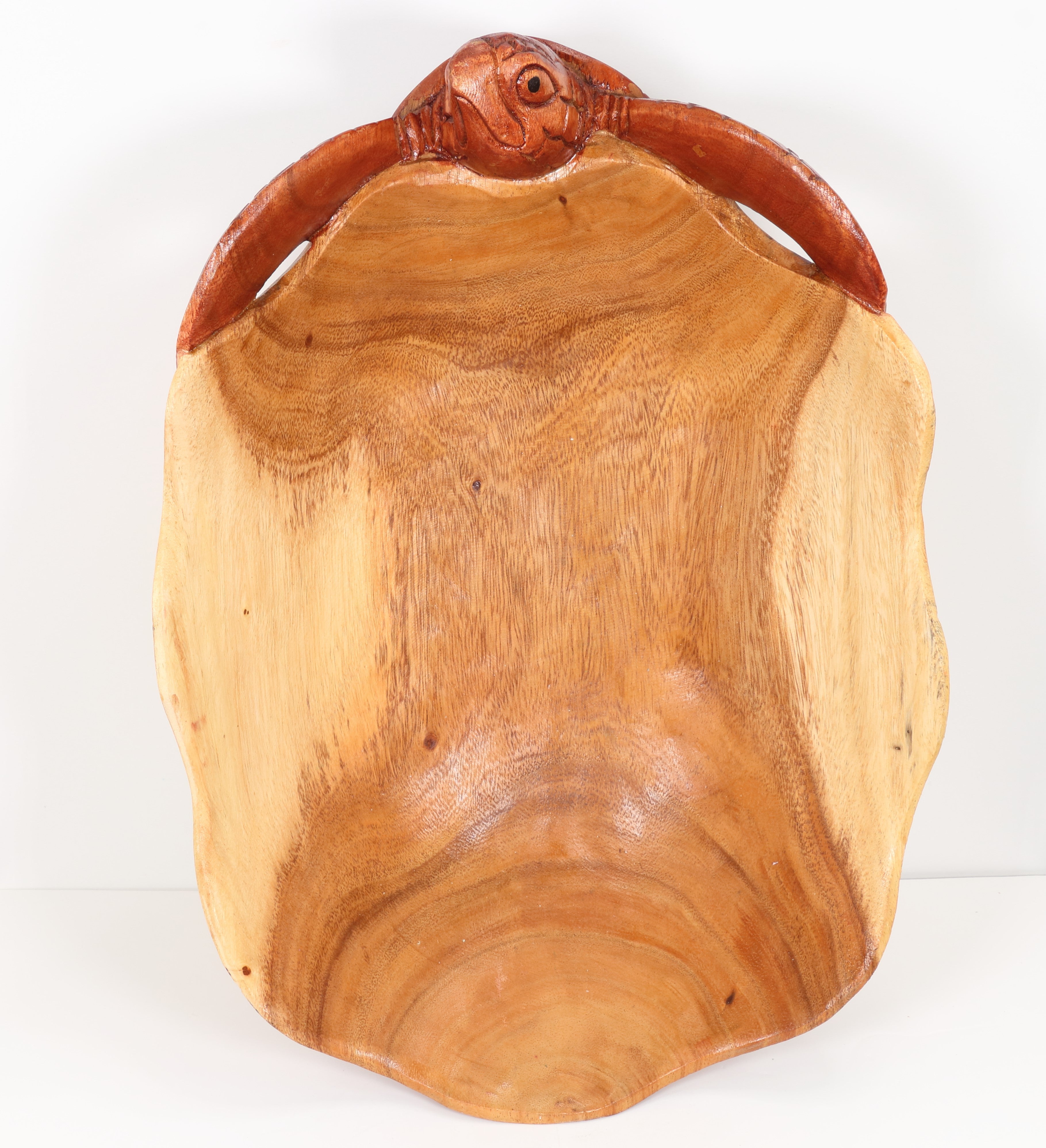 Turtle Shaped Wood Bowl, 15" Inch, X-Large Size