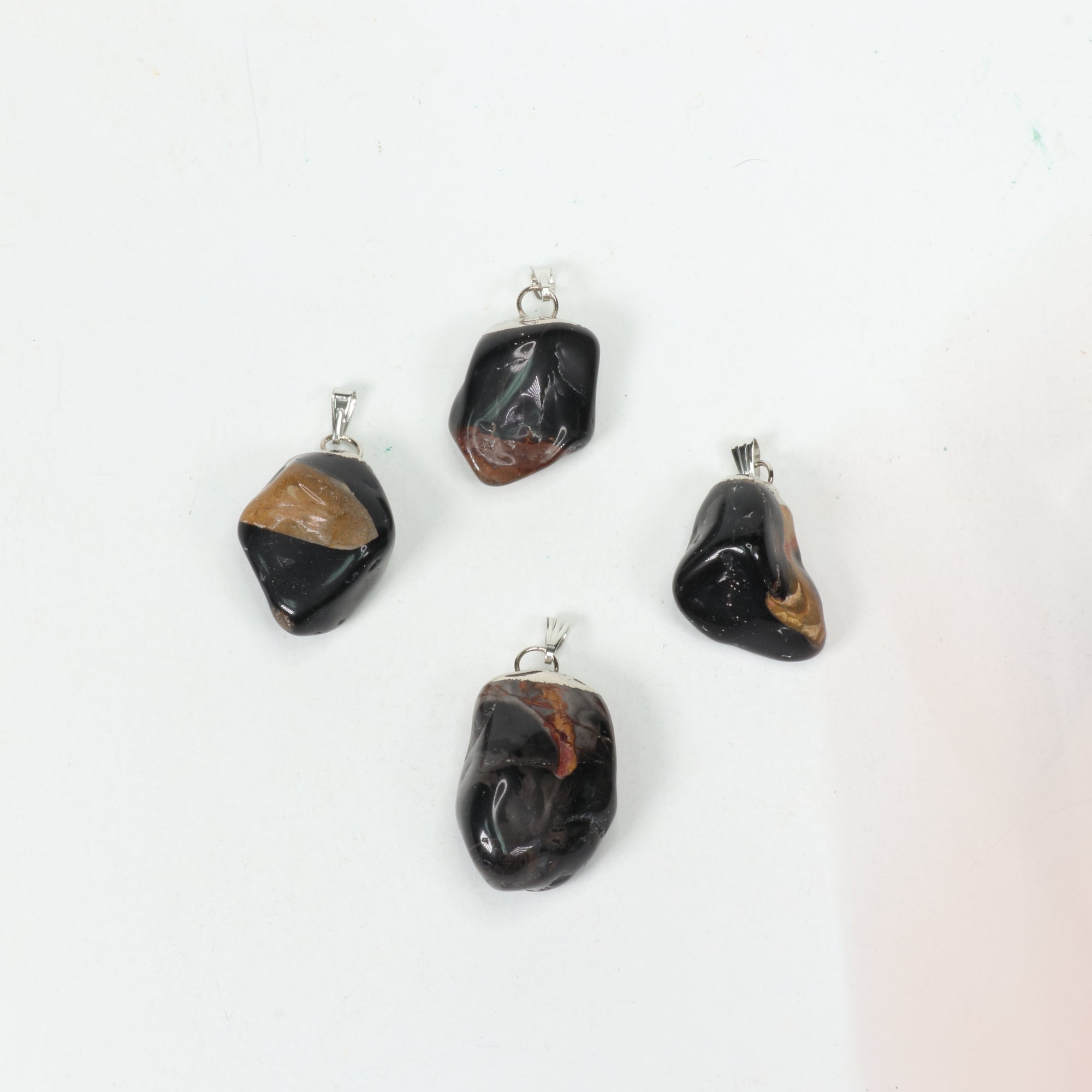 Argentina Onyx Mixed Shape Pendants, 5 Pieces in a Pack, #096