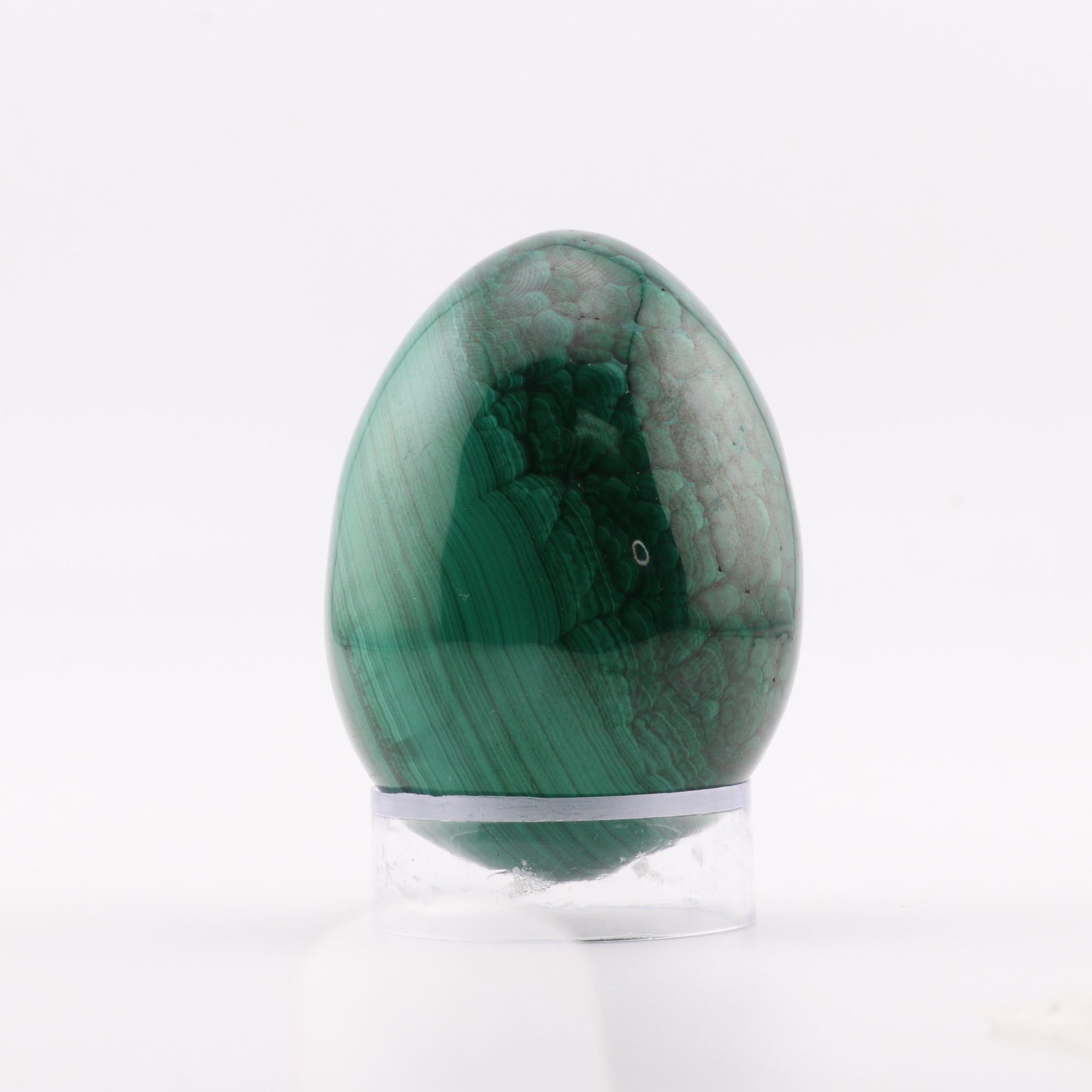 Malachite Egg Shaped, ~2.5" Inch, 200-300 gr, 1 Piece, #015