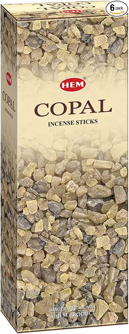 Hem Copal, Incense Sticks, 8 Stick, 18 grams in one Pack, 25 Pack Box