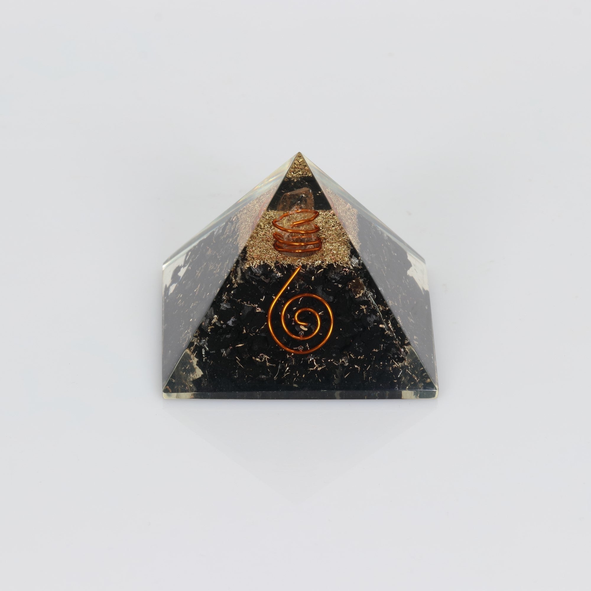 Shungite-Orgonite Pyramid, 2" Inch, 10 Pieces in a Pack