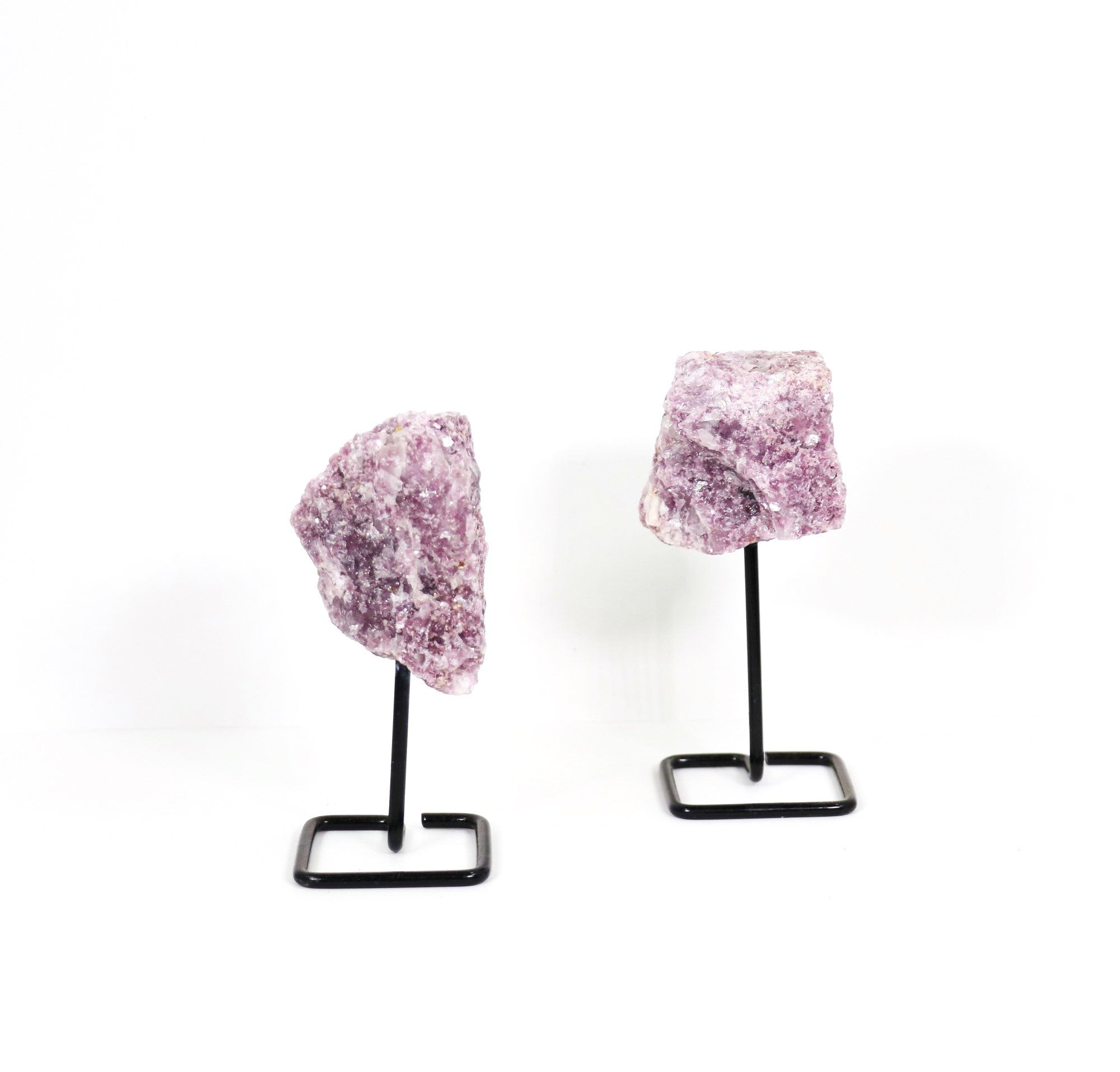 Lepidolite Natural Mini Pin, 3"-5" Inch, 0-200gr, 10 Pieces in a Pack