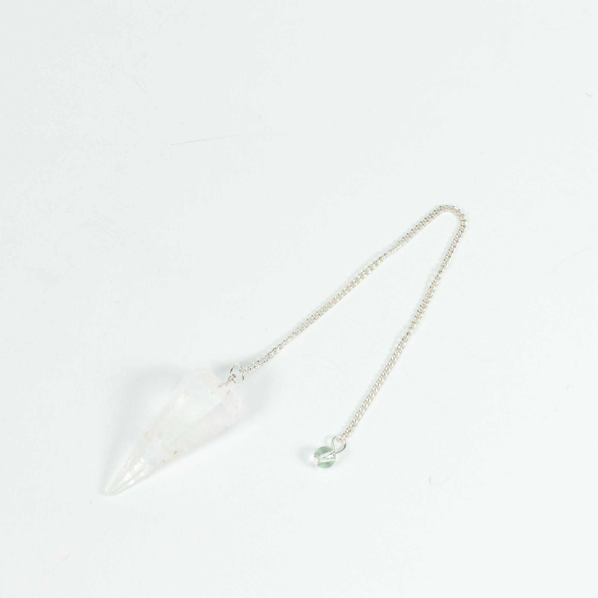 Natural  Clear Quartz Pendulum, 9,5" x 2" Inch, 10 Pieces in a Pack, #0019