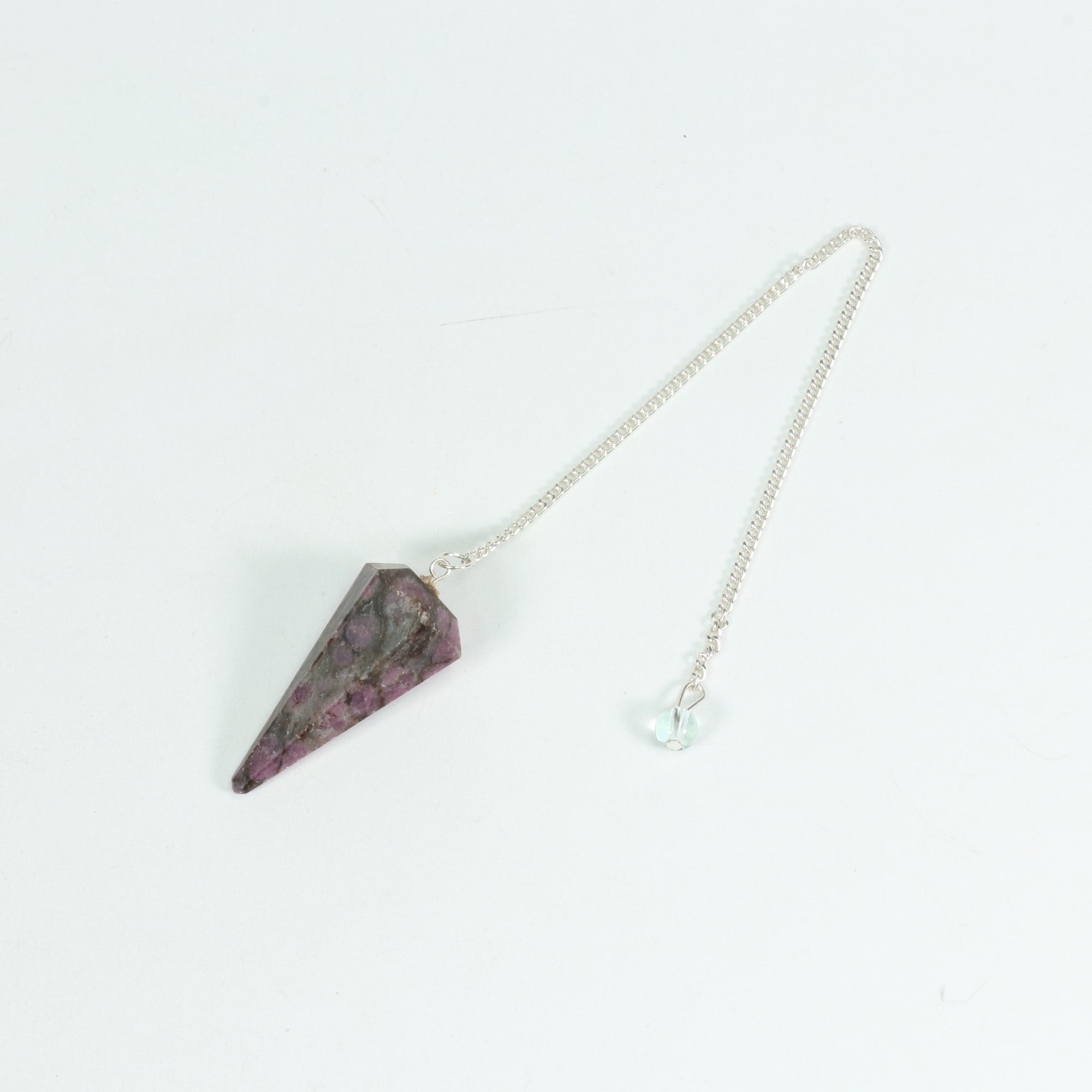 Natural  Garnet Pendulum, 9,5" x 2" Inch, 10 Pieces in a Pack, #0018