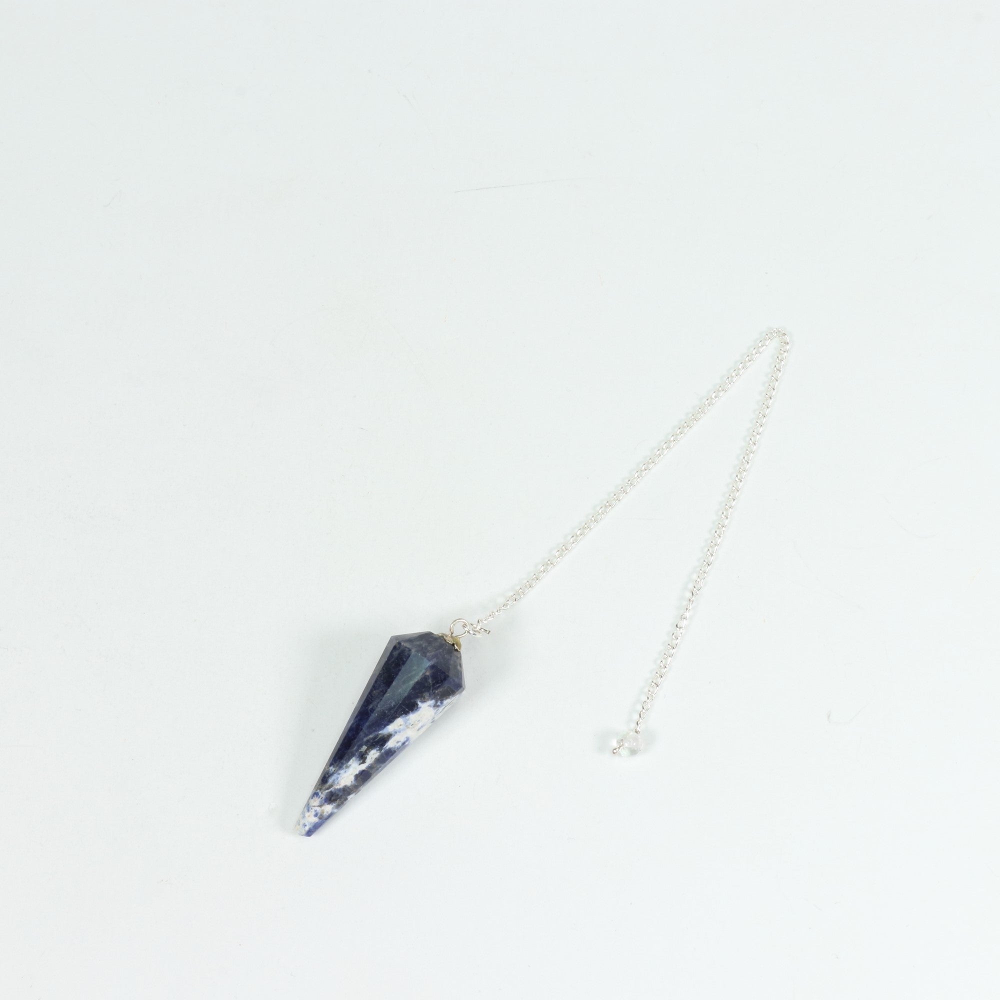 Natural Sodalite Pendulum, 9,5" x 2" Inch, 10 Pieces in a Pack, #0026